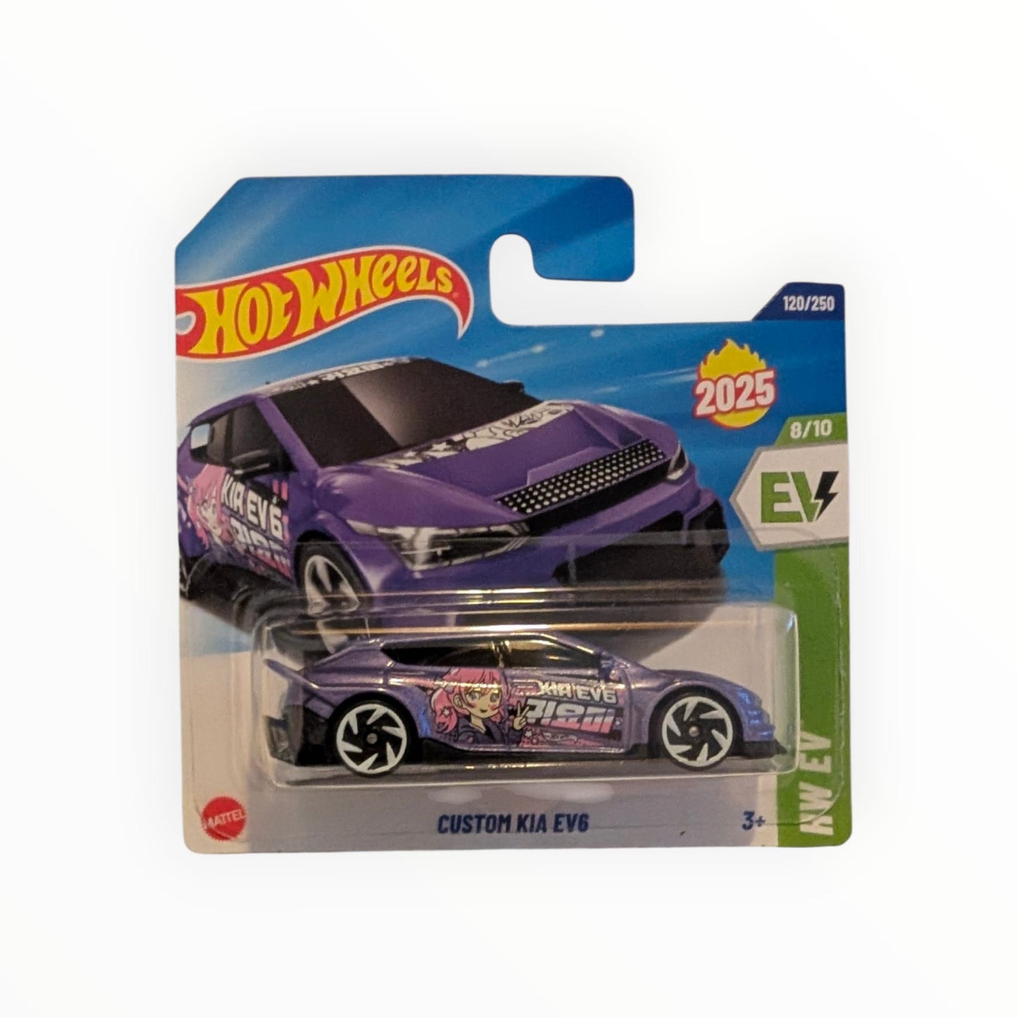 Hot Wheels Custom Kia EV6 – HW EV – 120/250 – 1:64 – OVP