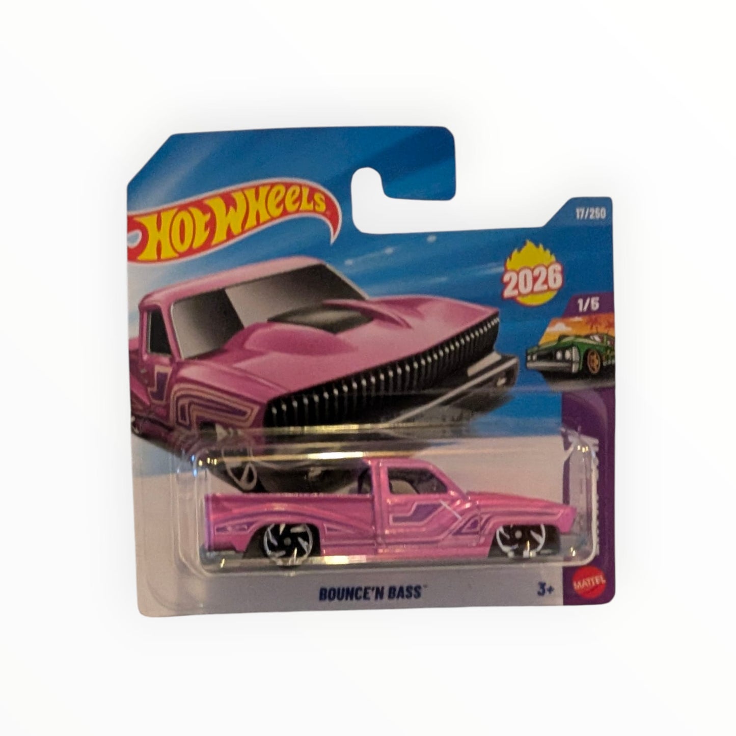 Hot Wheels Bounce’n Bass – Layin’ Low – 17/250 – 1:64 – OVP