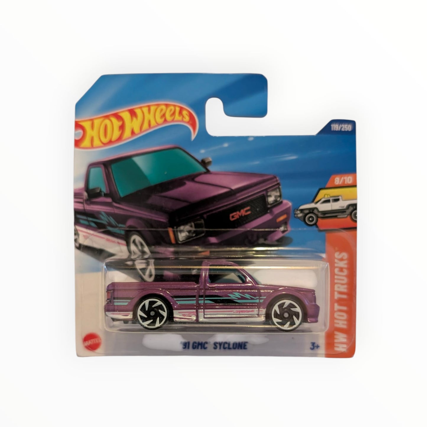 Hot Wheels ’91 GMC Syclone – HW Hot Trucks – 119/250 – 1:64 – OVP