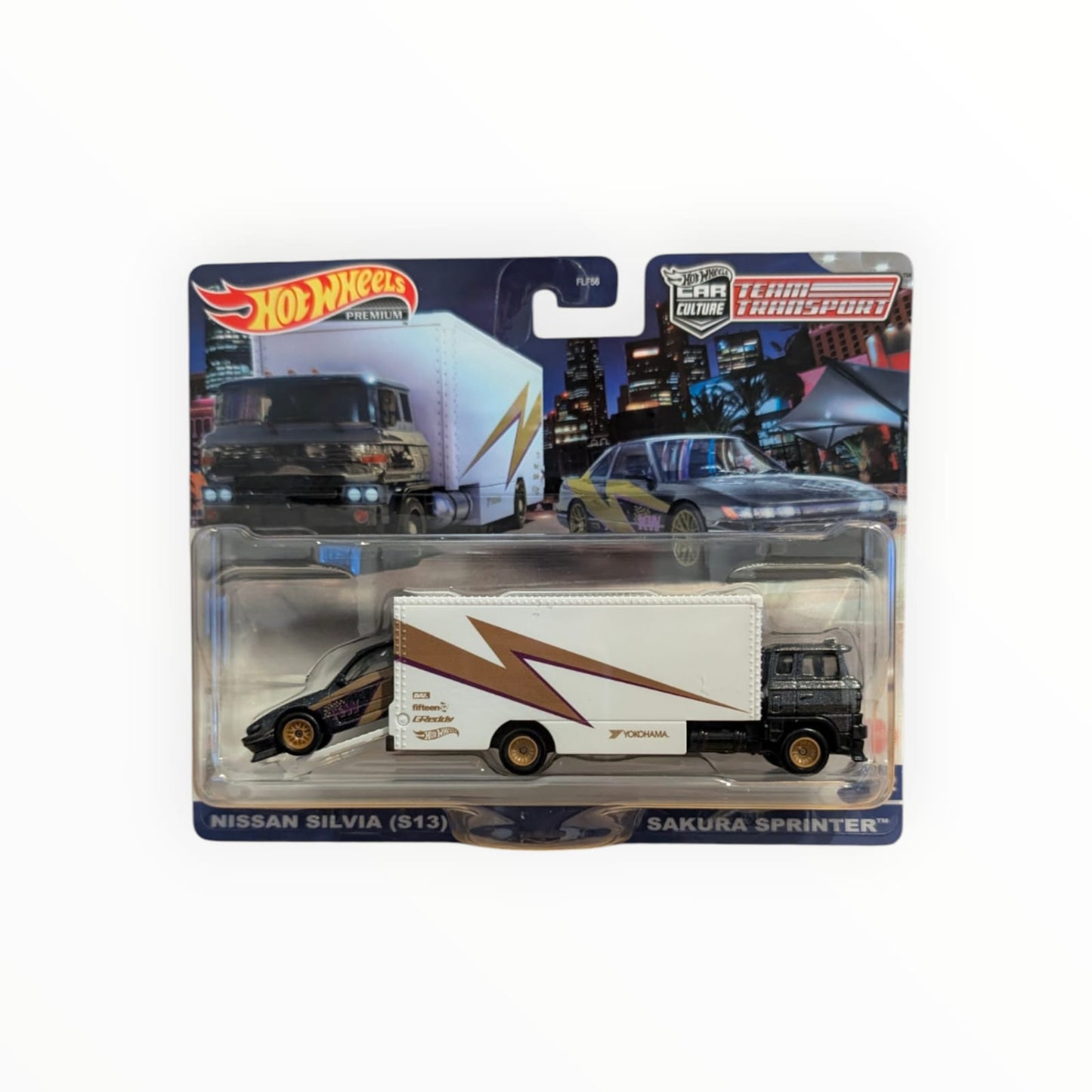 Hot Wheels Premium Team Transport Nissan Silvia S13 + Sakura Sprinter | #52 | HKF41 | 1:64 | OVP