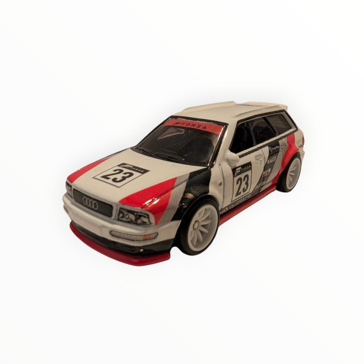 Hot Wheels Premium – Audi RS2 Avant – Forza Motorsport – #23 – Real Riders – Full Metal Body – lose