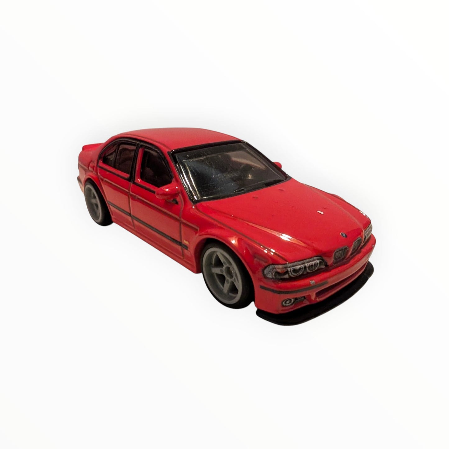 Hot Wheels Premium – BMW M3 E46 – Auto Strasse – Rot – Real Riders – Full Metal Body – lose