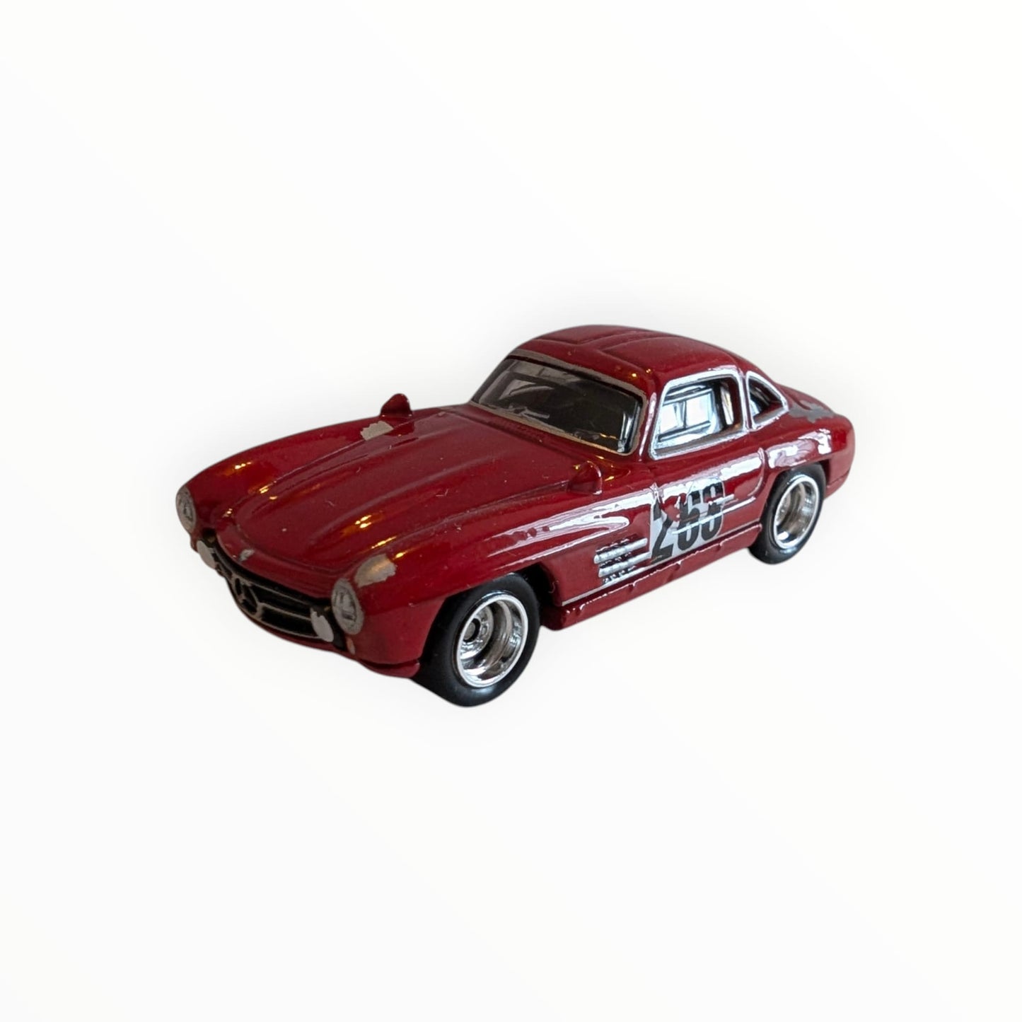 Hot Wheels Premium – Mercedes-Benz 300 SL – Rot – #233 – Real Riders – lose