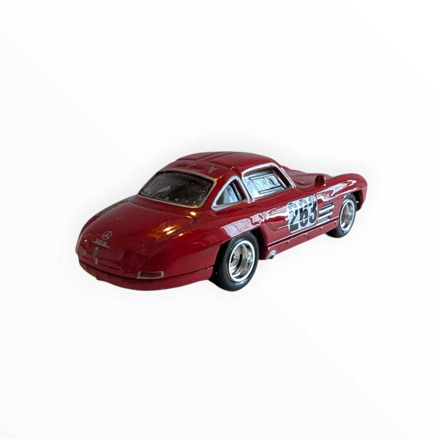 Hot Wheels Premium – Mercedes-Benz 300 SL – Rot – #233 – Real Riders – lose