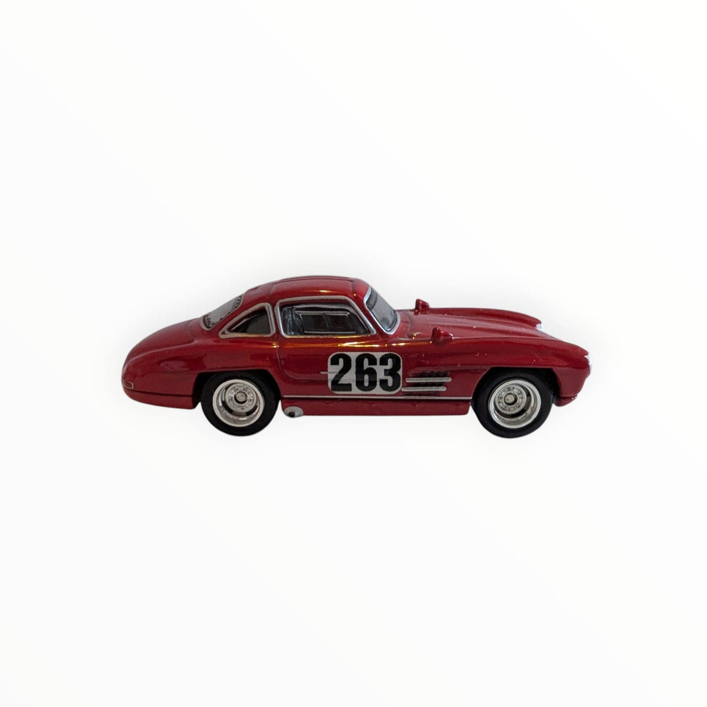 Hot Wheels Premium – Mercedes-Benz 300 SL – Rot – #233 – Real Riders – lose