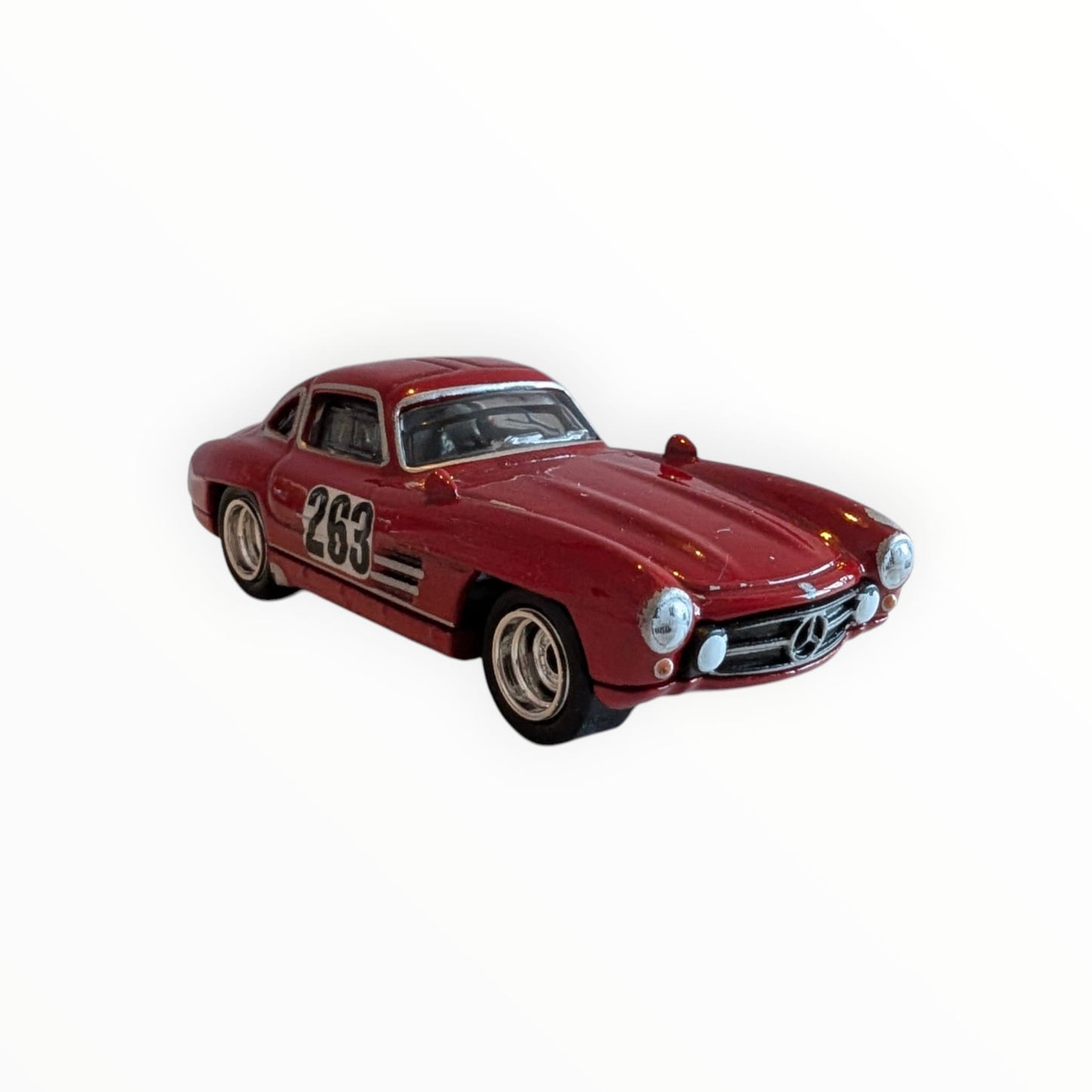 Hot Wheels Premium – Mercedes-Benz 300 SL – Rot – #233 – Real Riders – lose