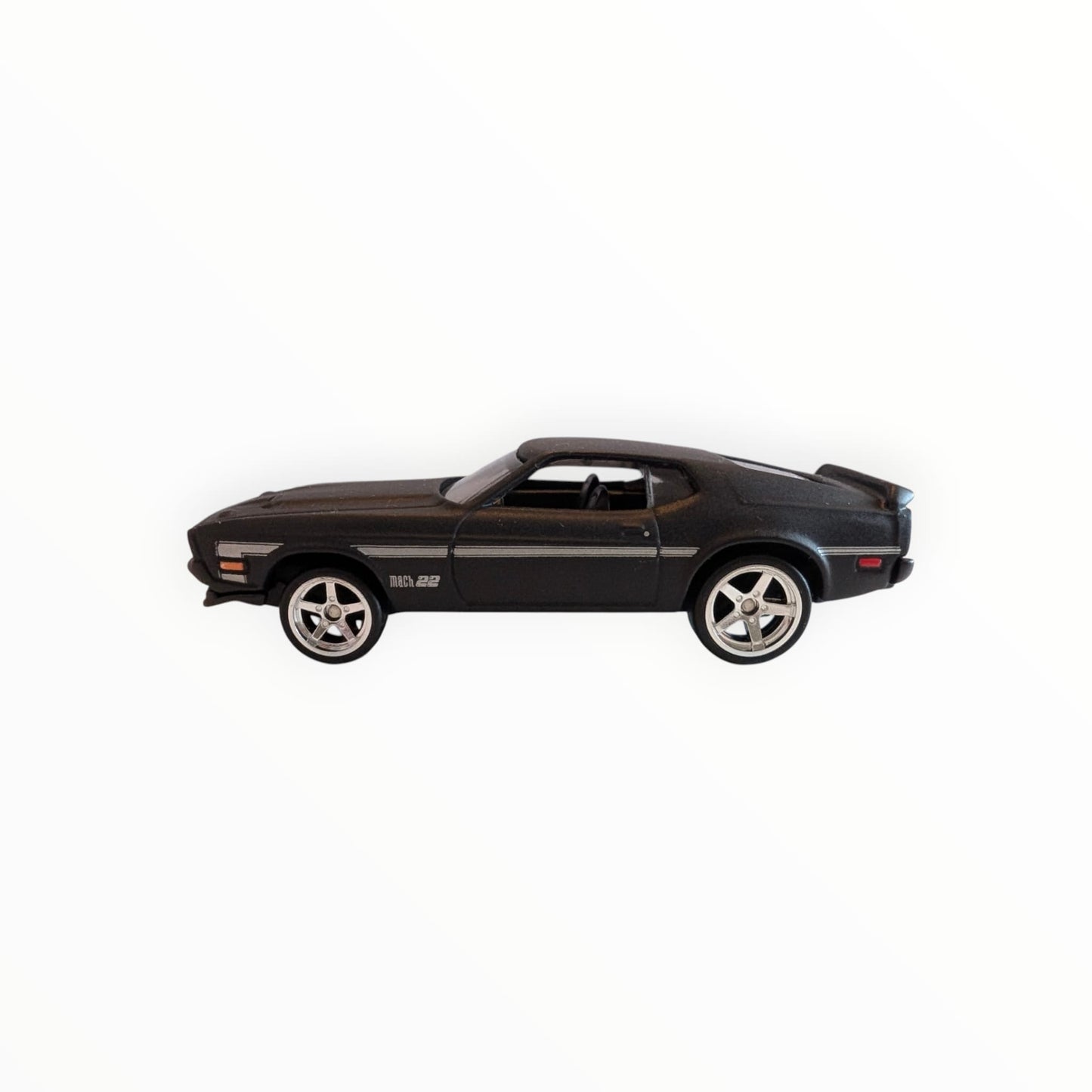 Hot Wheels Premium Boulevard #56 – `71 Mustang Mach 1 – Schwarz/Grau – Real Riders – Full Metal Body – lose
