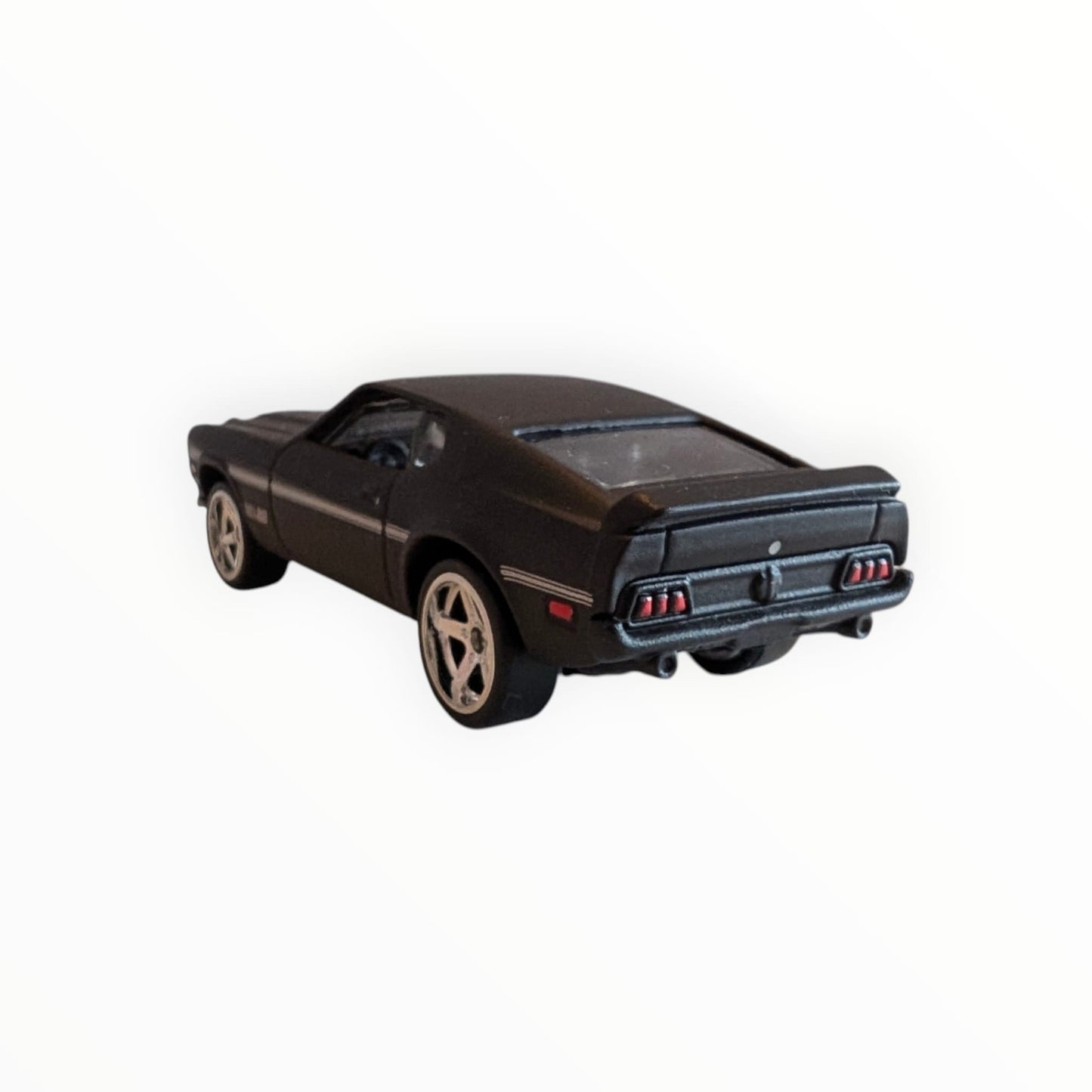 Hot Wheels Premium Boulevard #56 – `71 Mustang Mach 1 – Schwarz/Grau – Real Riders – Full Metal Body – lose