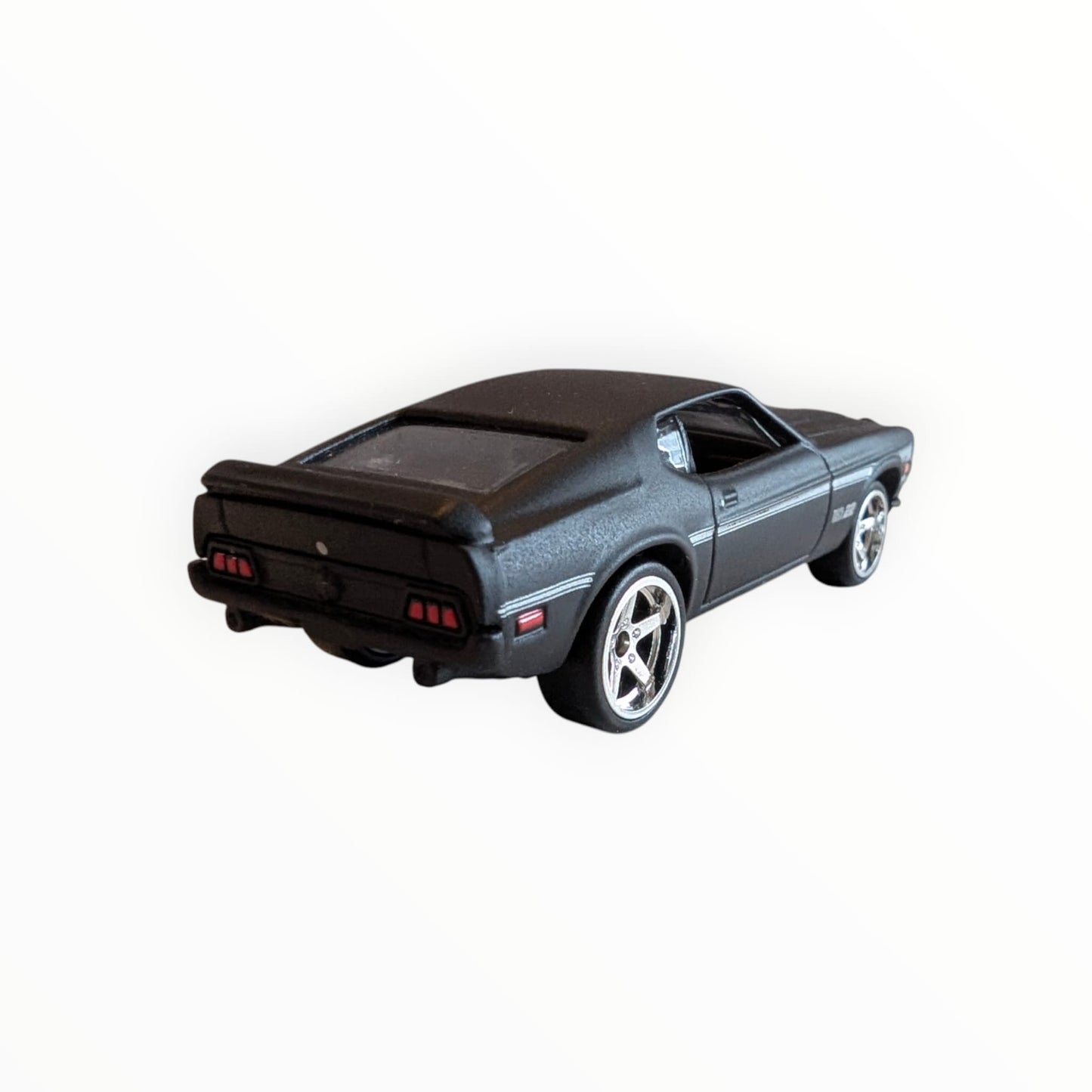 Hot Wheels Premium Boulevard #56 – `71 Mustang Mach 1 – Schwarz/Grau – Real Riders – Full Metal Body – lose