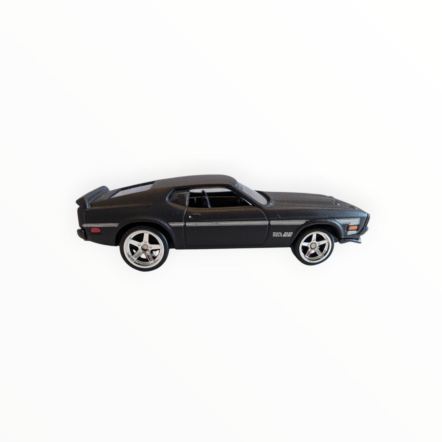 Hot Wheels Premium Boulevard #56 – `71 Mustang Mach 1 – Schwarz/Grau – Real Riders – Full Metal Body – lose