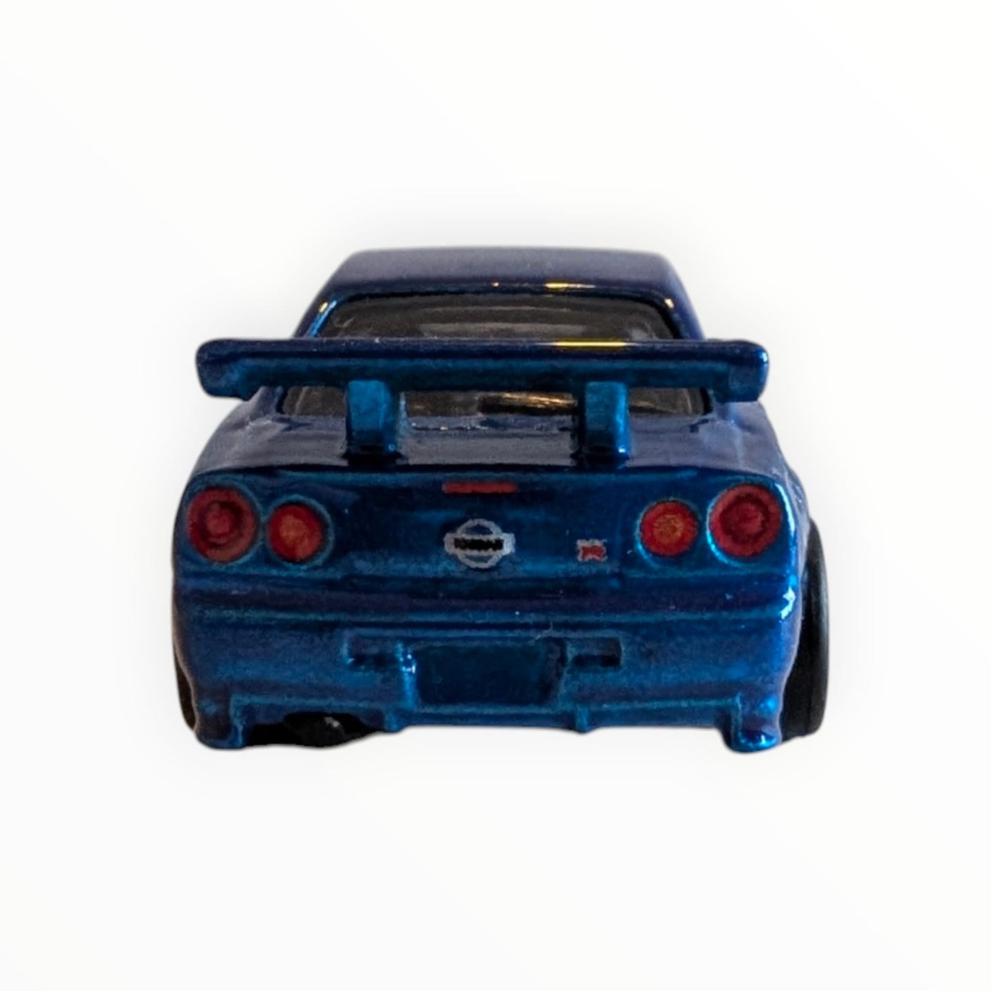 Hot Wheels Premium – Nissan Skyline GT-R R34 / BNR34 – Blau-Metallic – Real Riders – Full Metal Body – lose