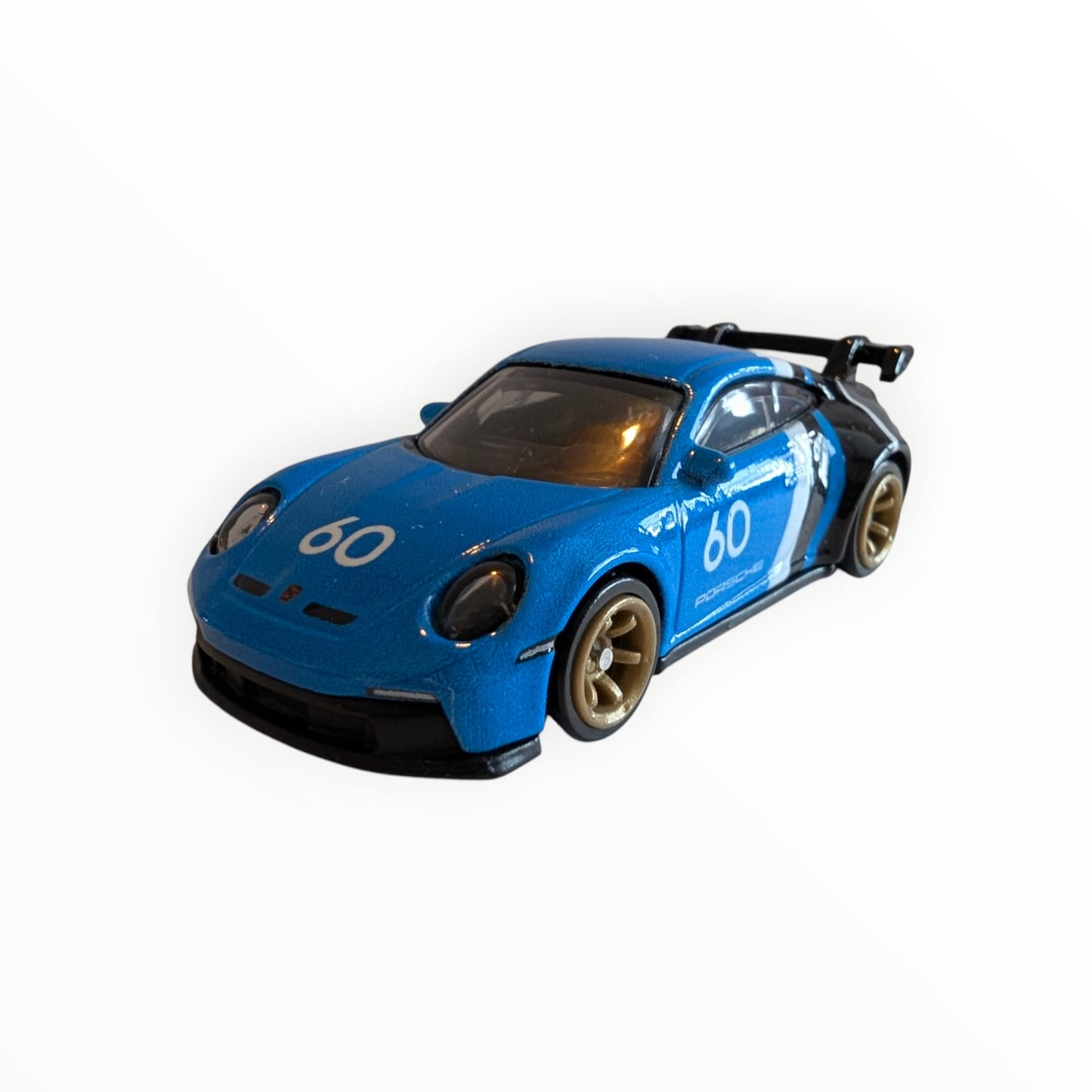 Hot Wheels Premium Car Culture Speed Machines – Porsche 911 GT3 – Blau-Metallic – #60 – Real Riders – Full Metal Body – lose