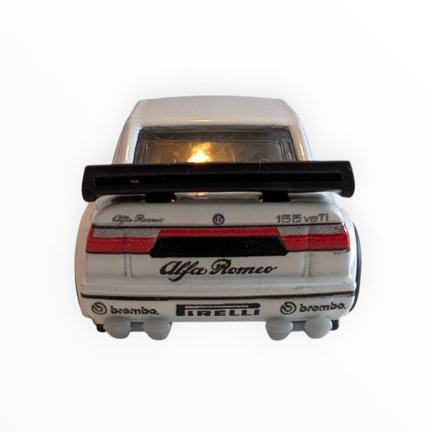 Hot Wheels Premium Car Culture Spettacolare – Alfa Romeo 155 V6 TI – Weiß – #155 – Real Riders – Full Metal Body – lose
