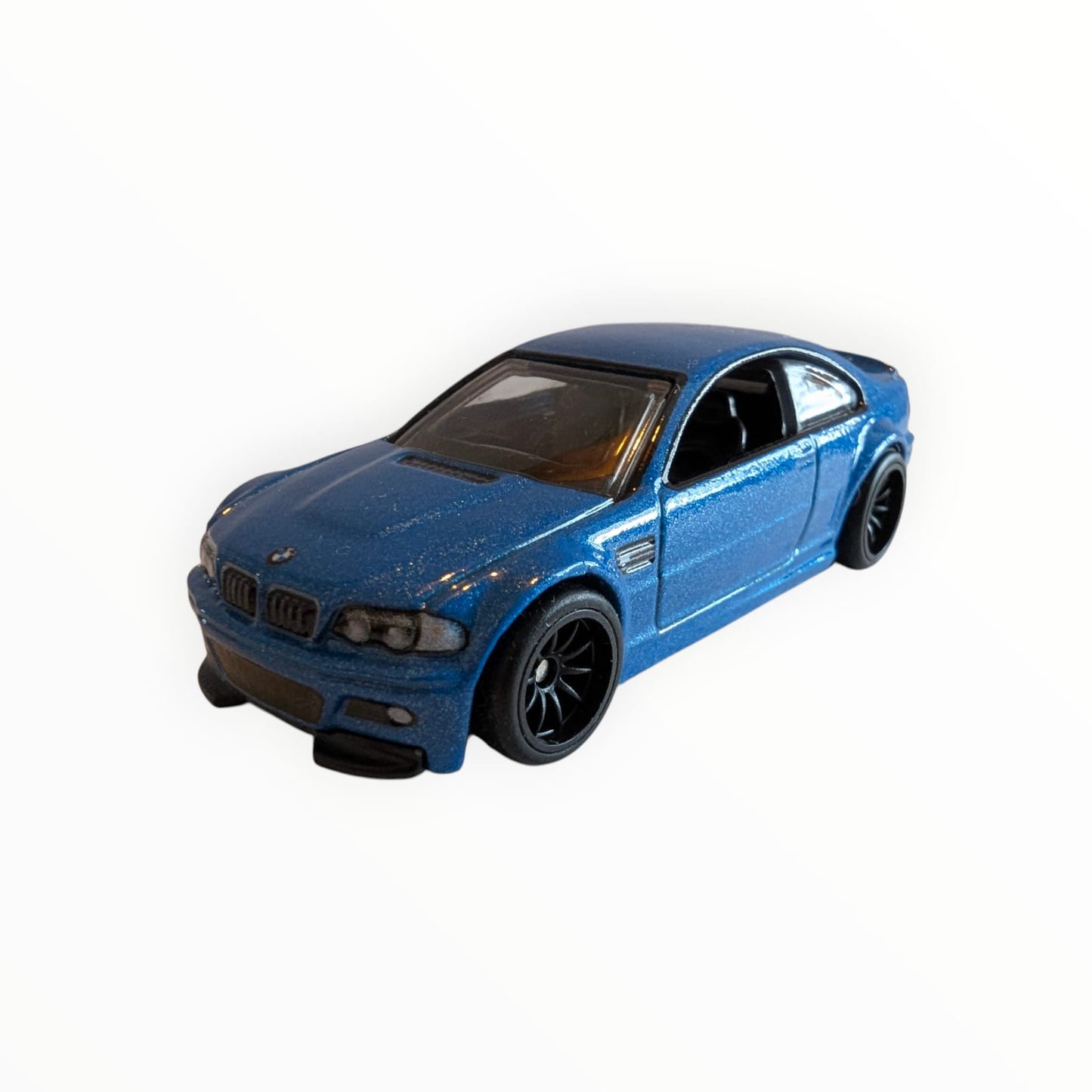 Hot Wheels Premium Deutschland Design – BMW M3 E46 – Blau-Metallic – Real Riders – Full Metal Body – lose
