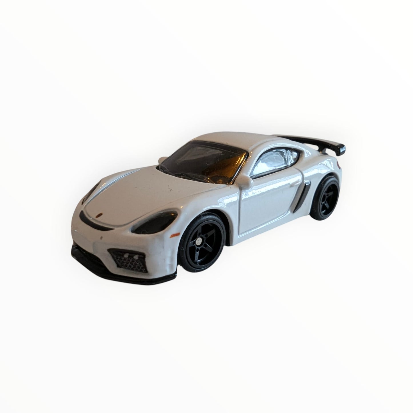 Hot Wheels Premium Boulevard #93 – Porsche 718 Cayman GT4 – Weiß – Real Riders – Full Metal Body – lose