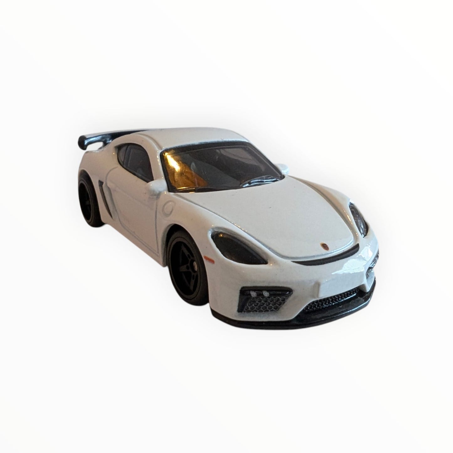 Hot Wheels Premium Boulevard #93 – Porsche 718 Cayman GT4 – Weiß – Real Riders – Full Metal Body – lose