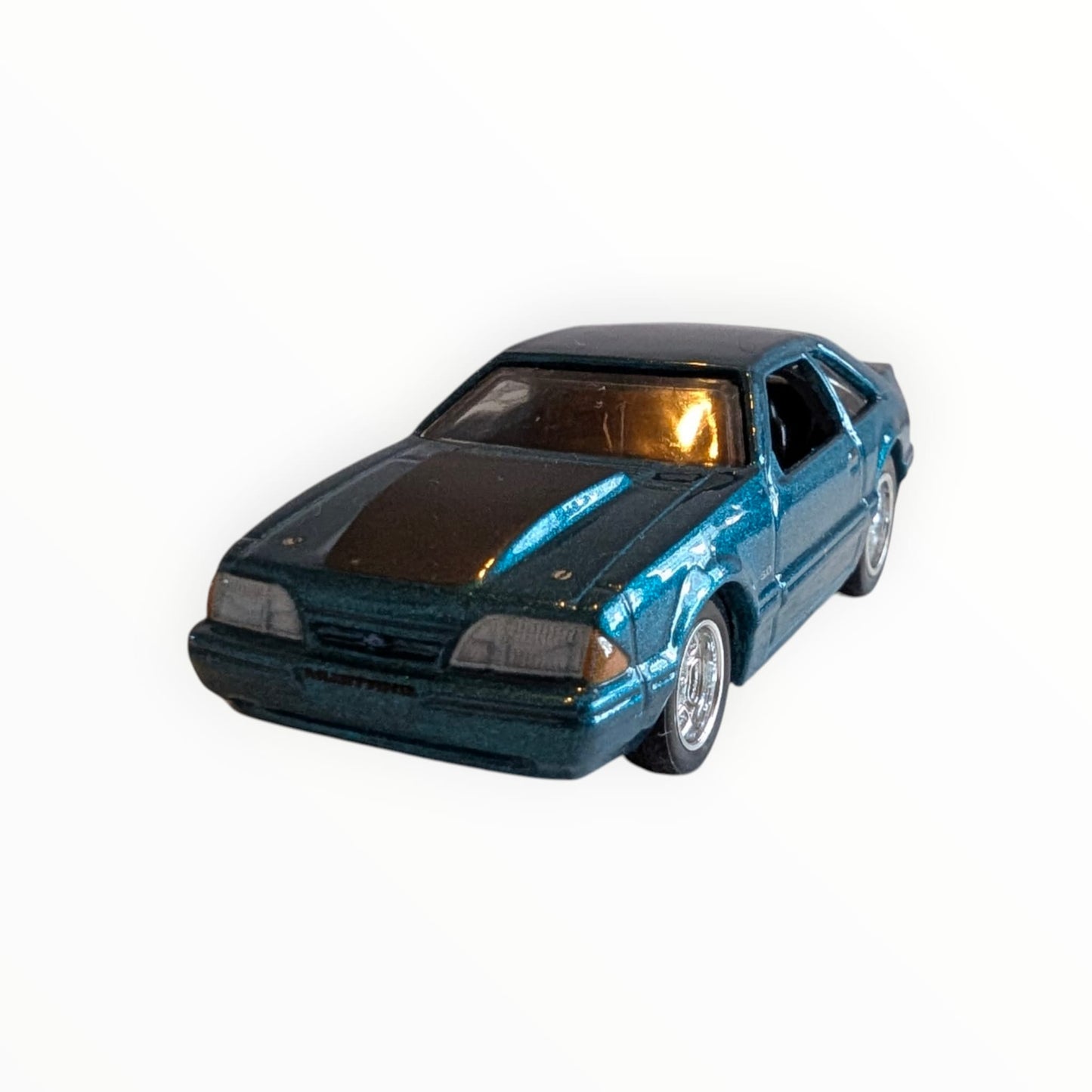 Hot Wheels Premium Fast & Furious – `92 Ford Mustang – Türkis/Blau-Metallic – Real Riders – Full Metal Body – lose