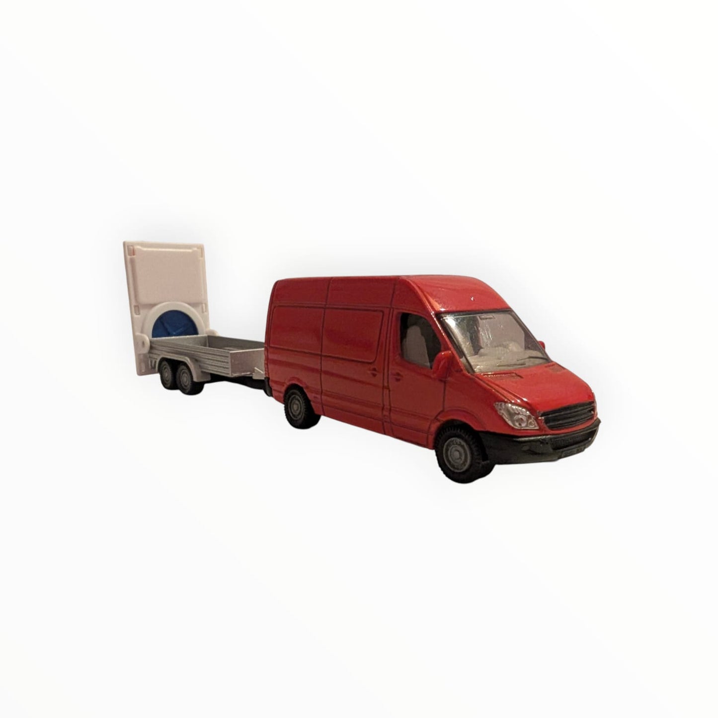 SIKU Mercedes-Benz Sprinter 0804 mit Verkehrssicherungsanhänger 1660 – Vitrinenmodell – ohne OVP