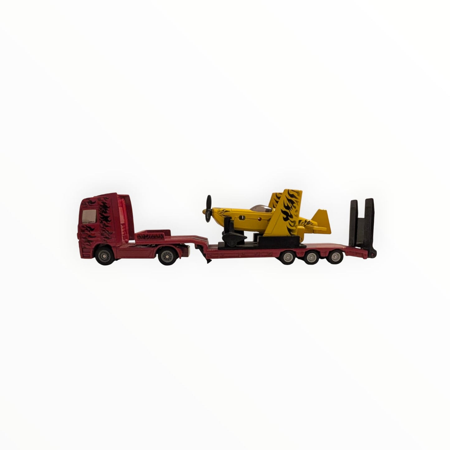 SIKU 1866 / 1832 / 1837 Mercedes-Benz Actros Tieflader mit Sportflugzeug – ohne OVP