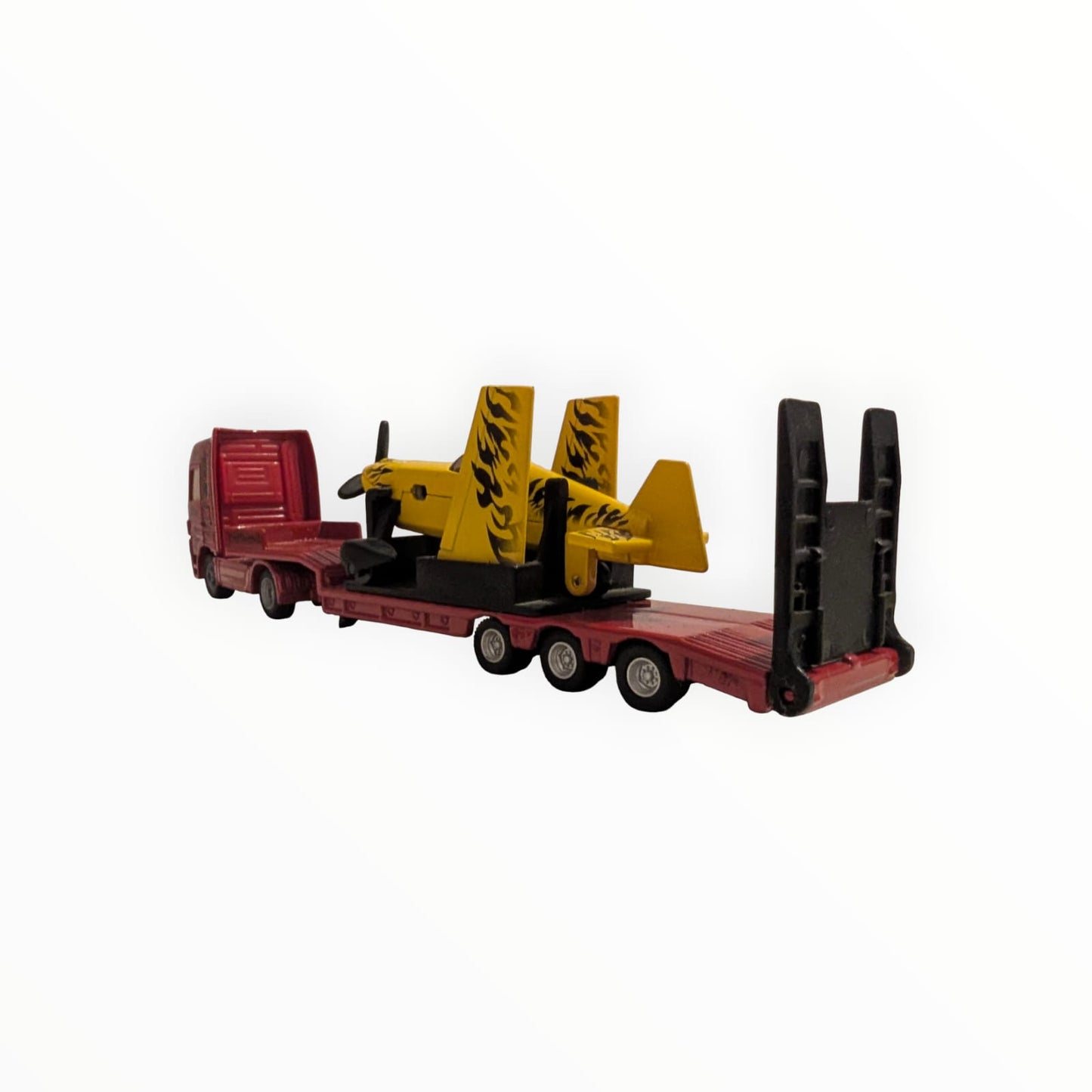 SIKU 1866 / 1832 / 1837 Mercedes-Benz Actros Tieflader mit Sportflugzeug – ohne OVP