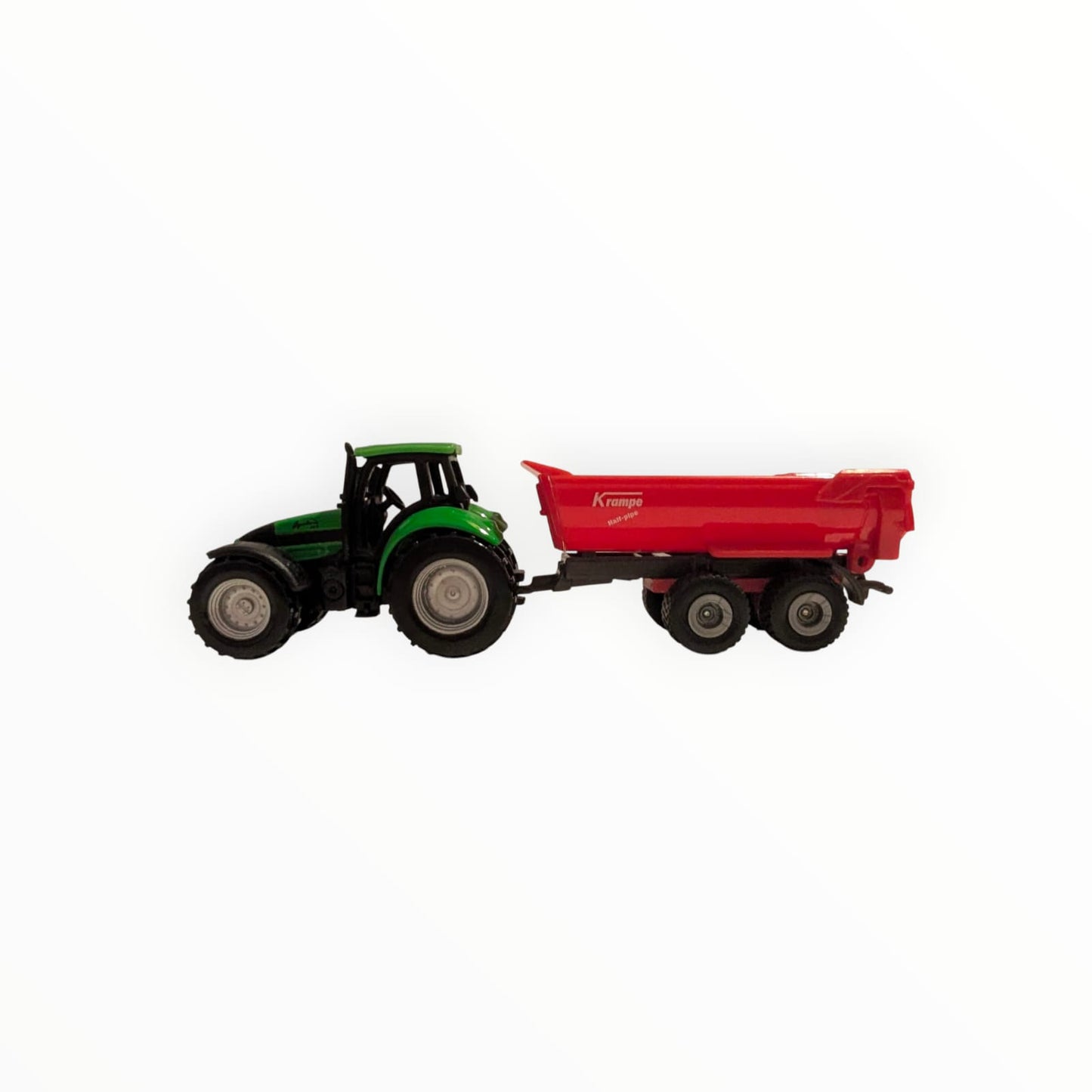 SIKU 0859 Deutz-Fahr Traktor mit SIKU 1632 Krampe Half-Pipe Muldenkipper – ohne OVP