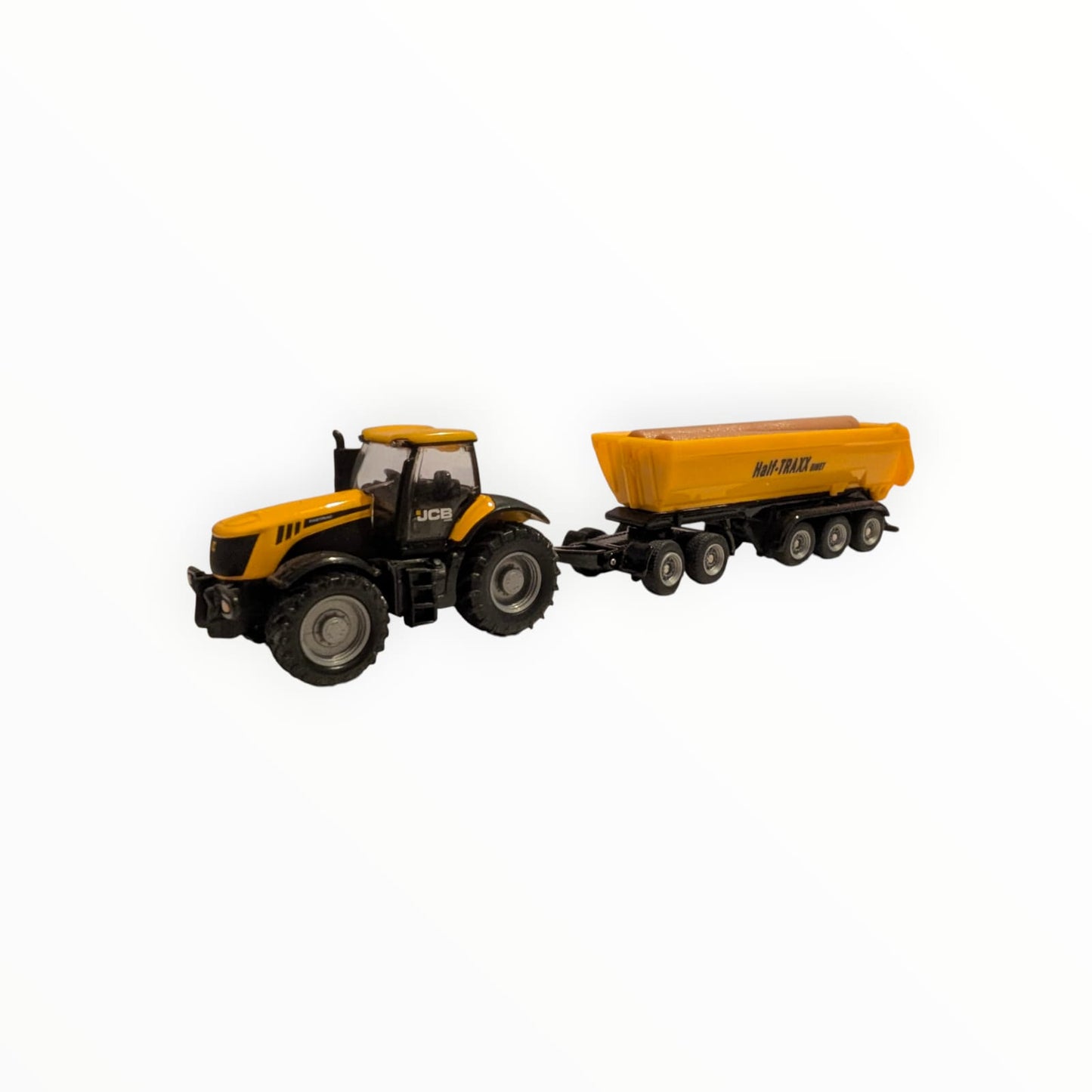 SIKU 1881 / 1858 / 1630 JCB 8250 Fastrac mit Dolly und Half-Traxx Muldenkipper – ohne OVP