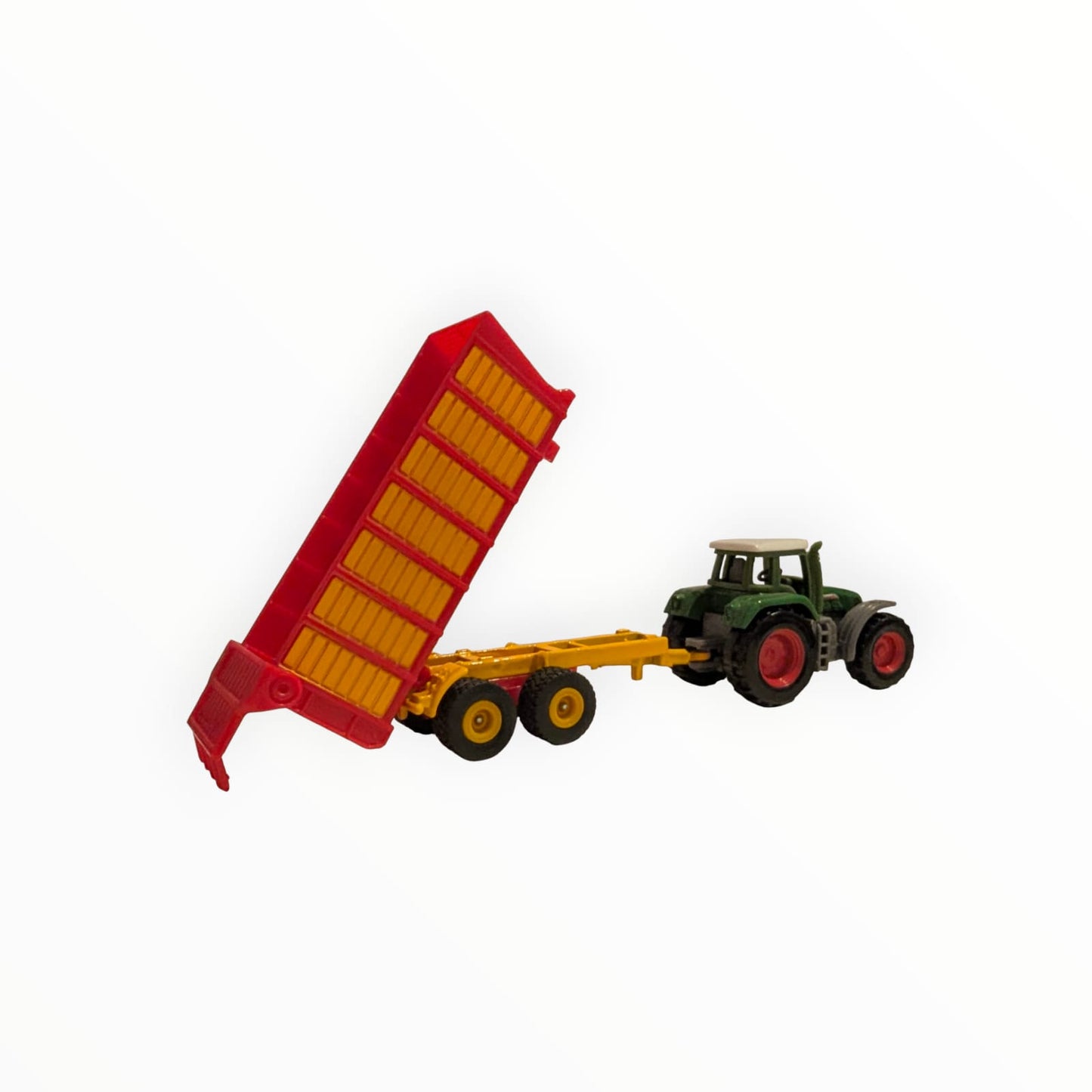 SIKU 0858 Fendt Traktor mit SIKU 1650 Silagewagen – Vitrinenmodell – ohne OVP