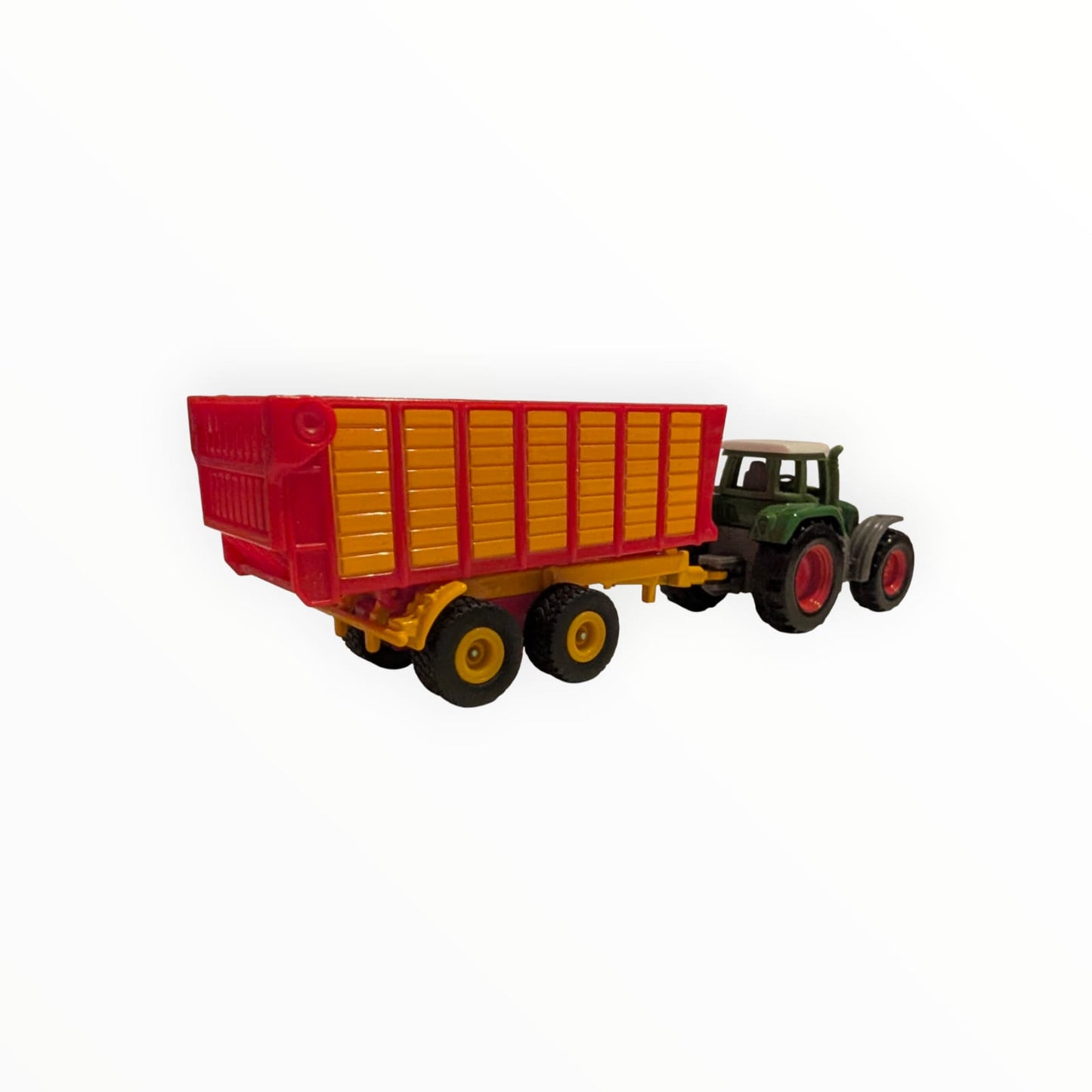 SIKU 0858 Fendt Traktor mit SIKU 1650 Silagewagen – Vitrinenmodell – ohne OVP