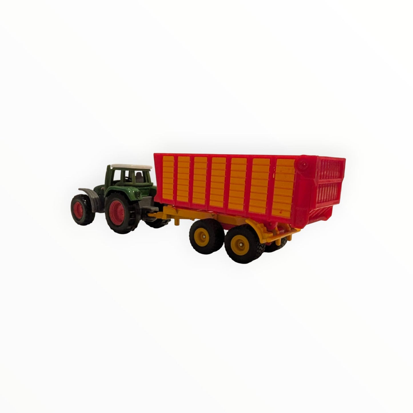 SIKU 0858 Fendt Traktor mit SIKU 1650 Silagewagen – Vitrinenmodell – ohne OVP