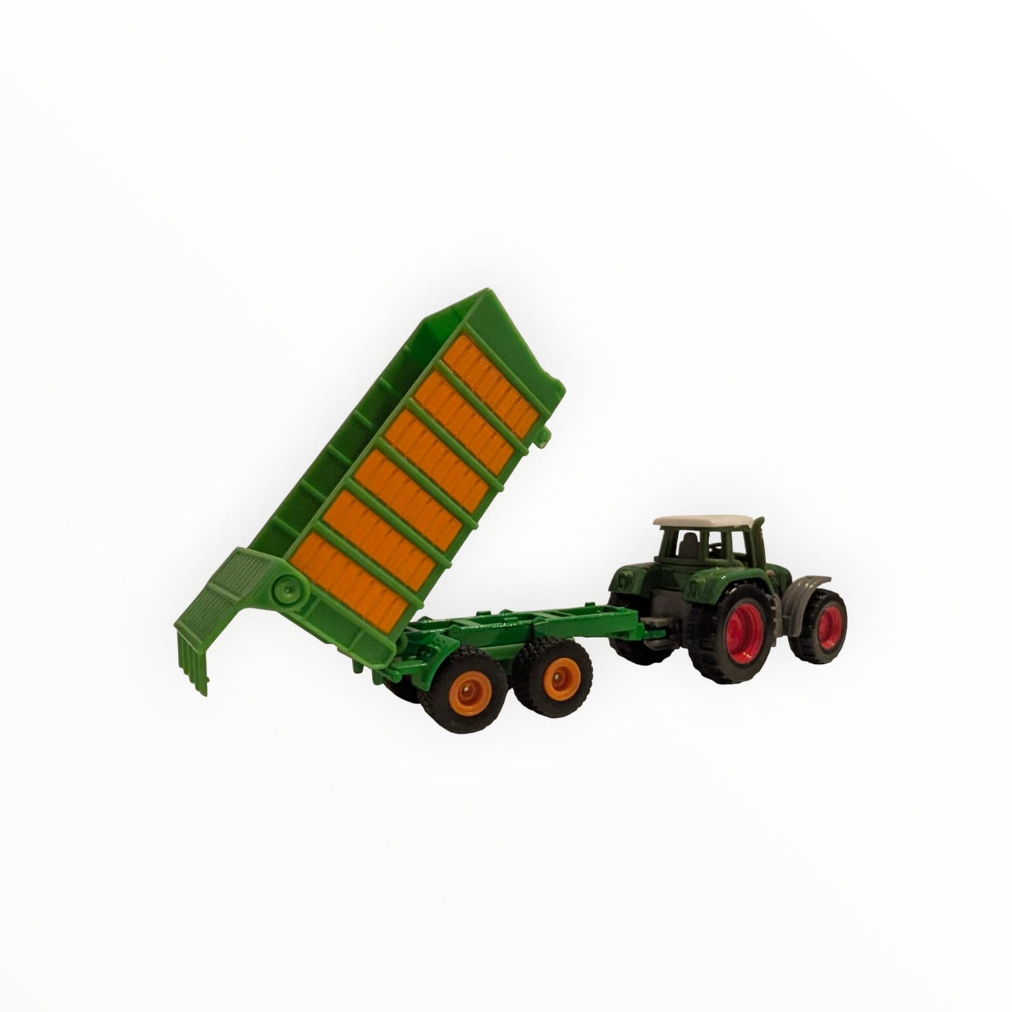 SIKU 0858 Fendt Traktor mit Silagewagen / Ladewagen – Vitrinenmodell – ohne OVP