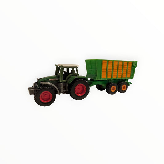 SIKU 0858 Fendt Traktor mit Silagewagen / Ladewagen – Vitrinenmodell – ohne OVP