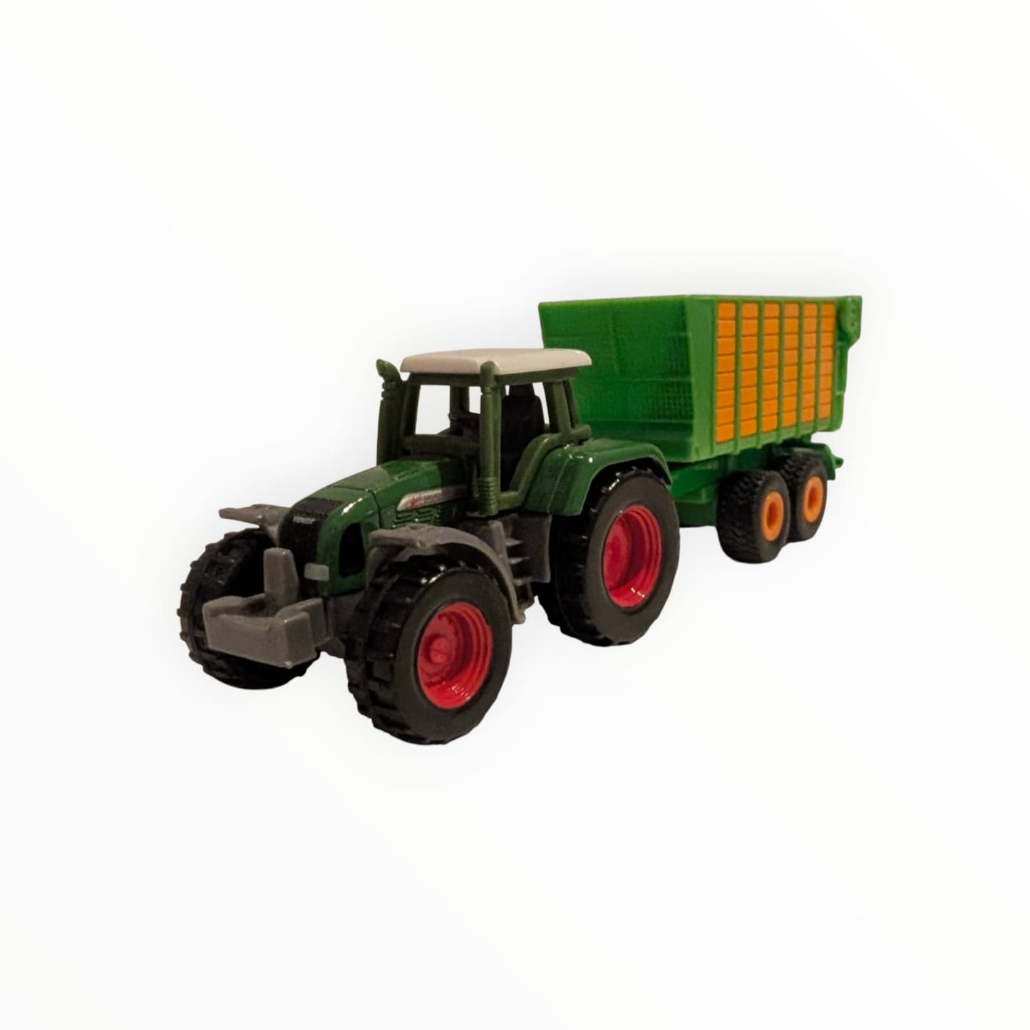 SIKU 0858 Fendt Traktor mit Silagewagen / Ladewagen – Vitrinenmodell – ohne OVP