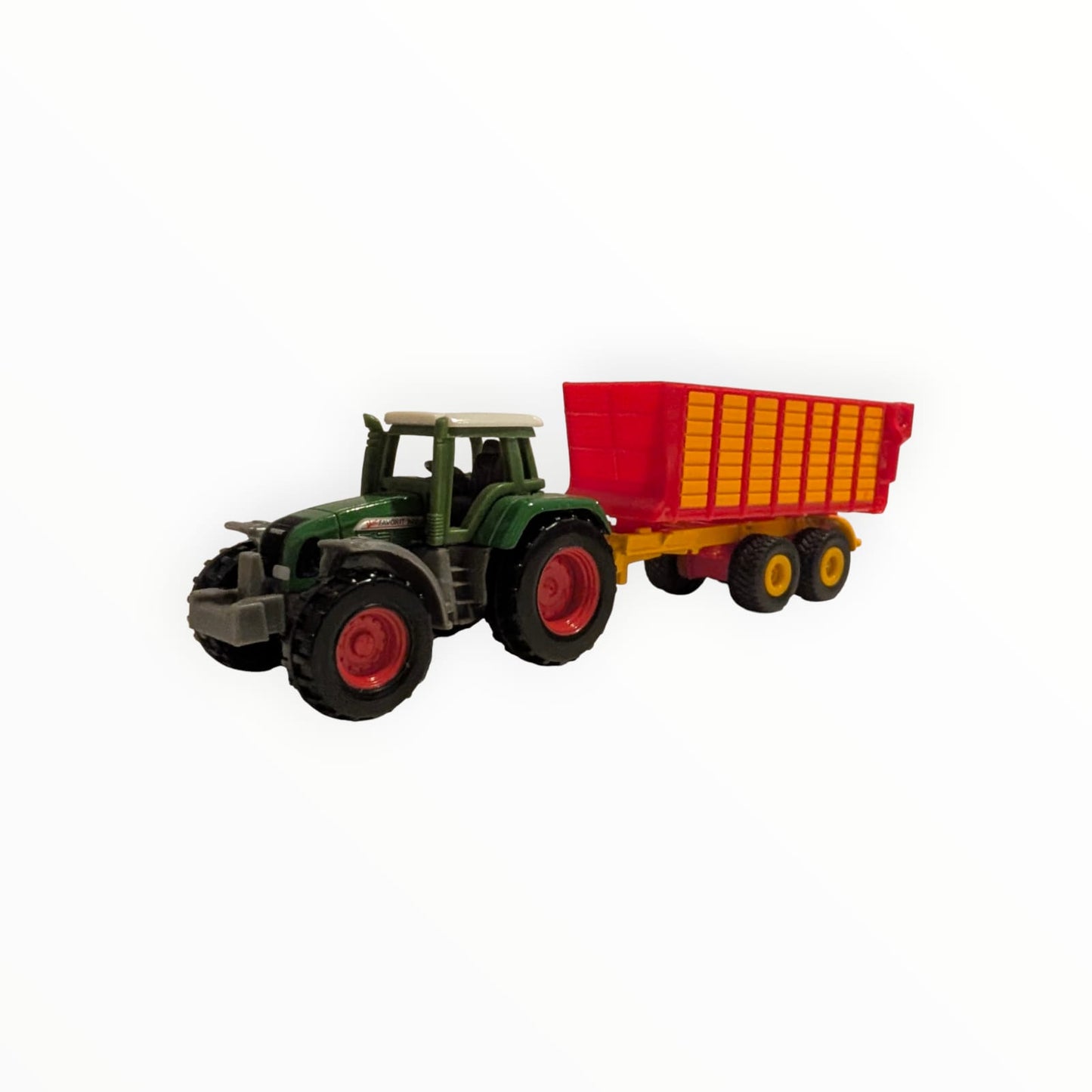 SIKU 0858 Fendt Traktor mit SIKU 1650 Silagewagen – Vitrinenmodell – ohne OVP