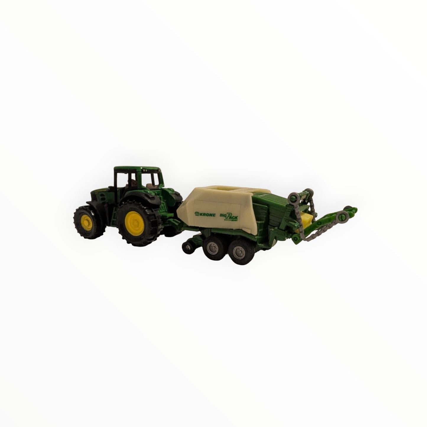 SIKU Gespann – John Deere Traktor mit Krone Big Pack Ballenpresse | SIKU 1009 / SIKU 1628 | ohne OVP