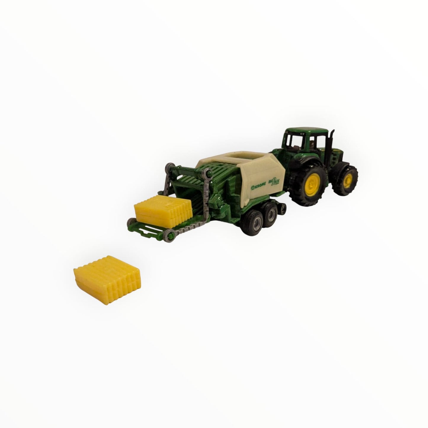 SIKU Gespann – John Deere Traktor mit Krone Big Pack Ballenpresse | SIKU 1009 / SIKU 1628 | ohne OVP