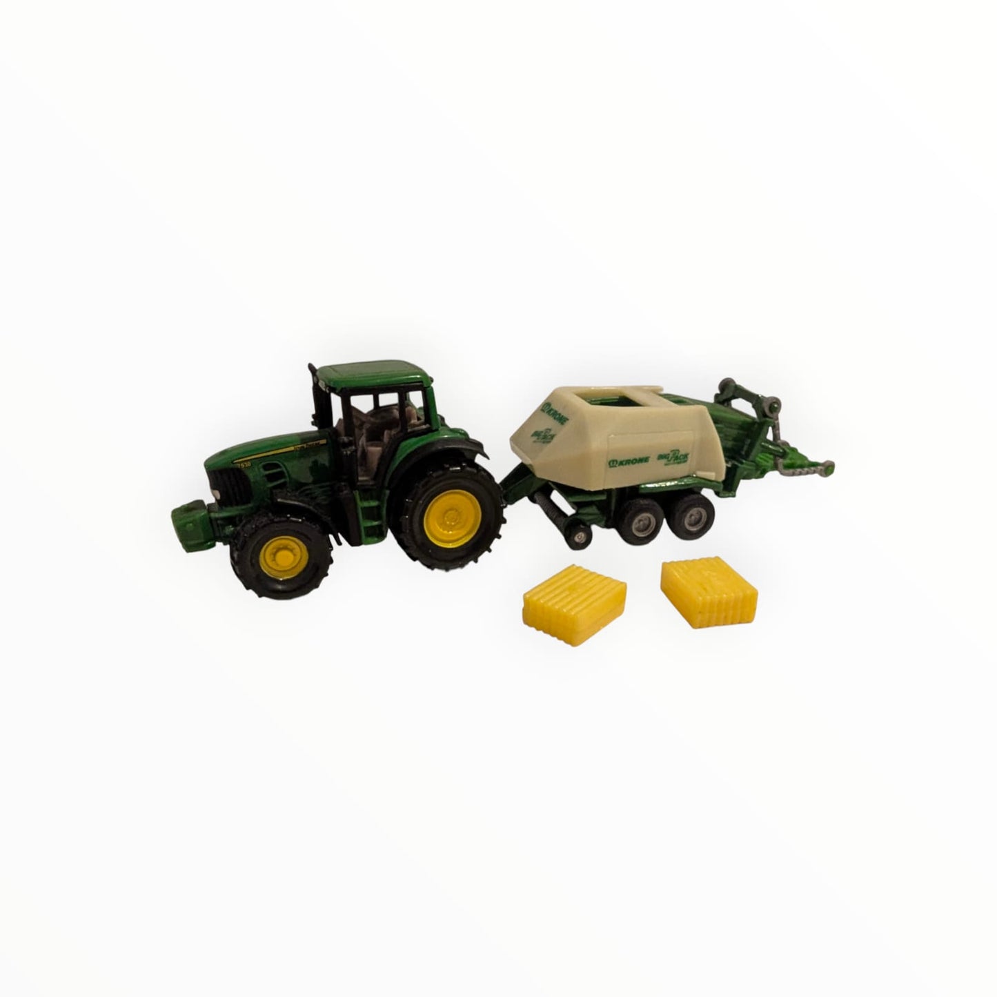 SIKU Gespann – John Deere Traktor mit Krone Big Pack Ballenpresse | SIKU 1009 / SIKU 1628 | ohne OVP