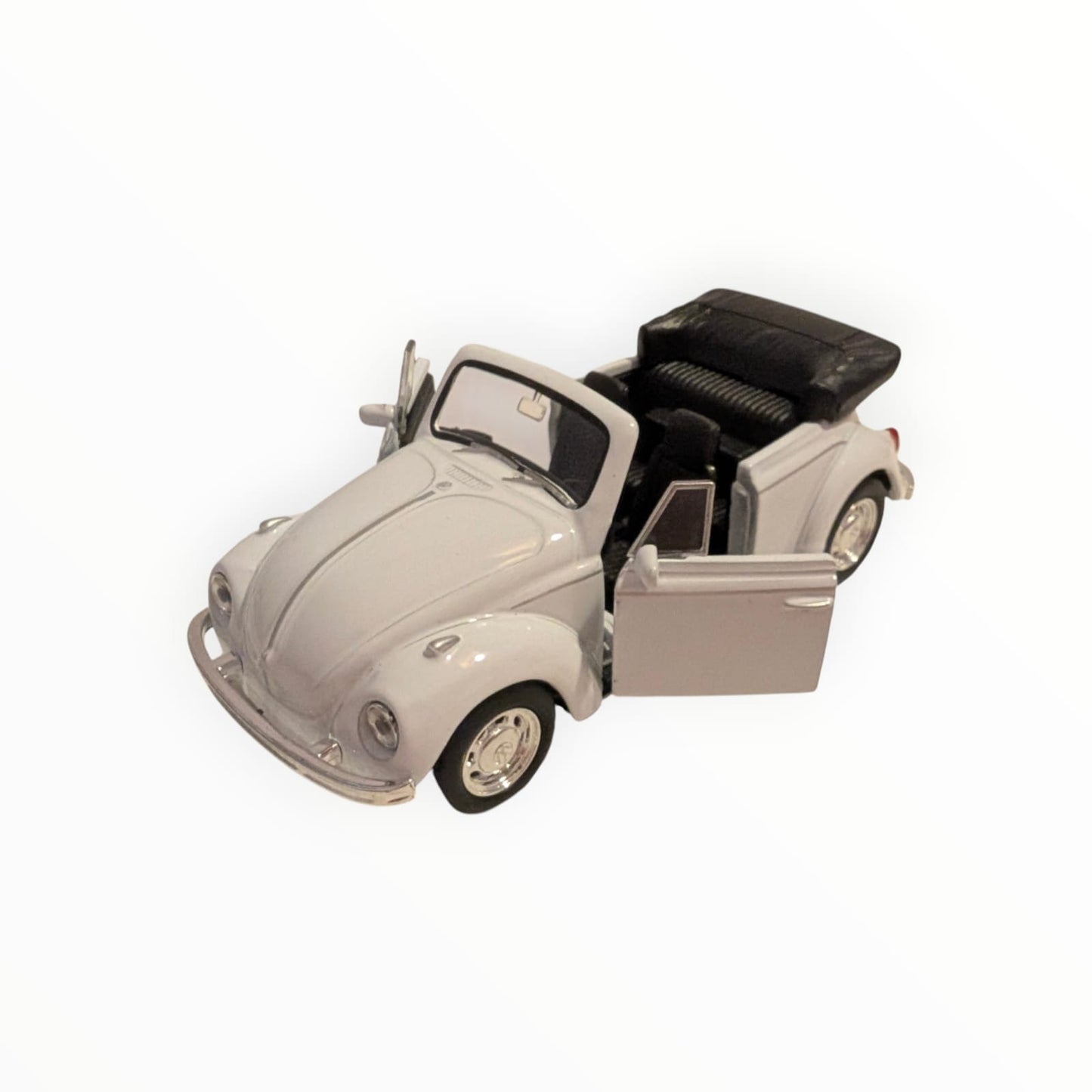 Welly VW Käfer Cabriolet – weiß | 1:43 | Rückzugmotor | Neuware
