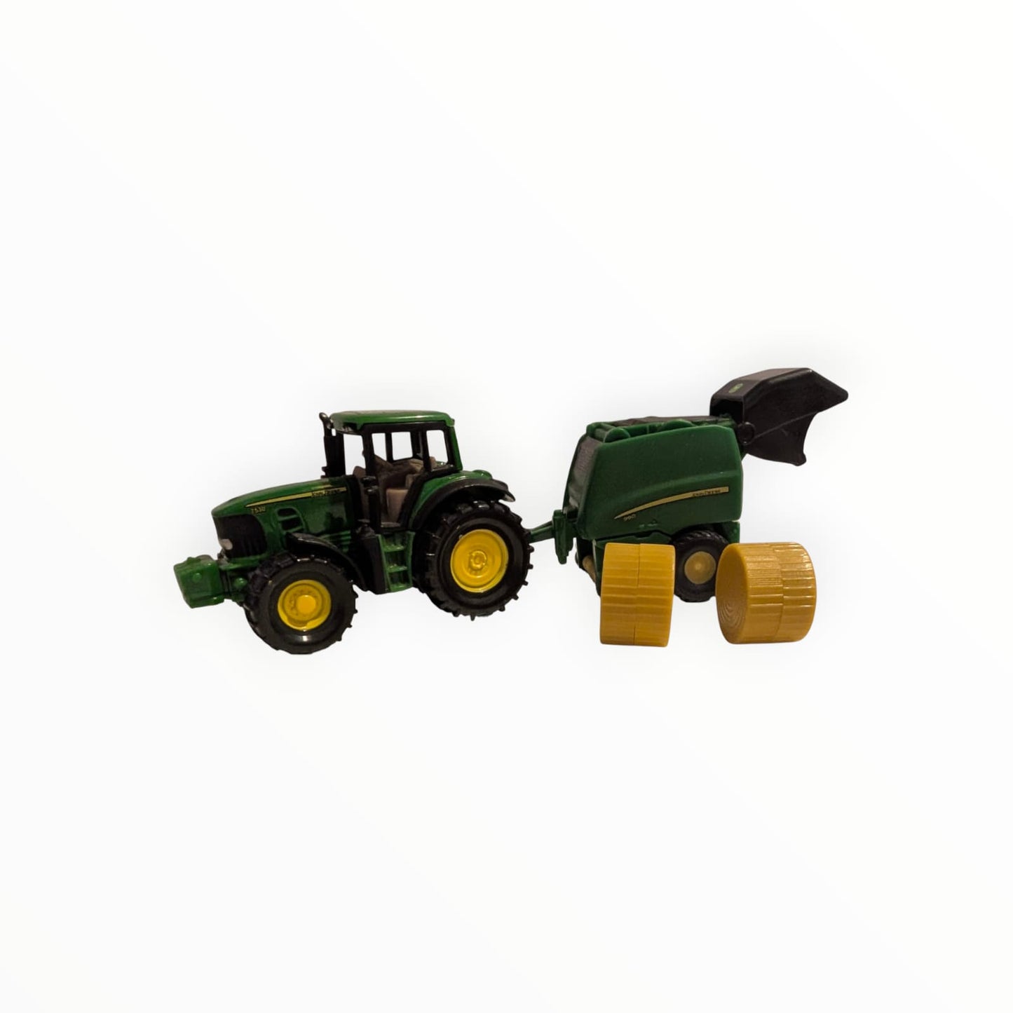 SIKU Gespann – John Deere Traktor mit John Deere Rundballenpresse | SIKU 1009 / SIKU 1473 | ohne OVP