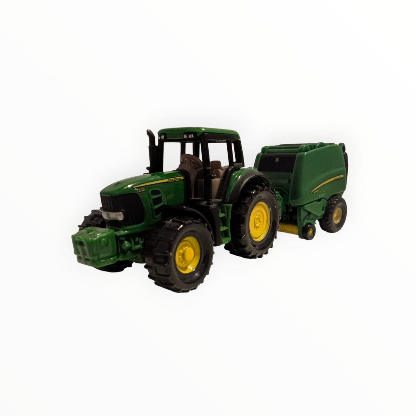 SIKU Gespann – John Deere Traktor mit John Deere Rundballenpresse | SIKU 1009 / SIKU 1473 | ohne OVP