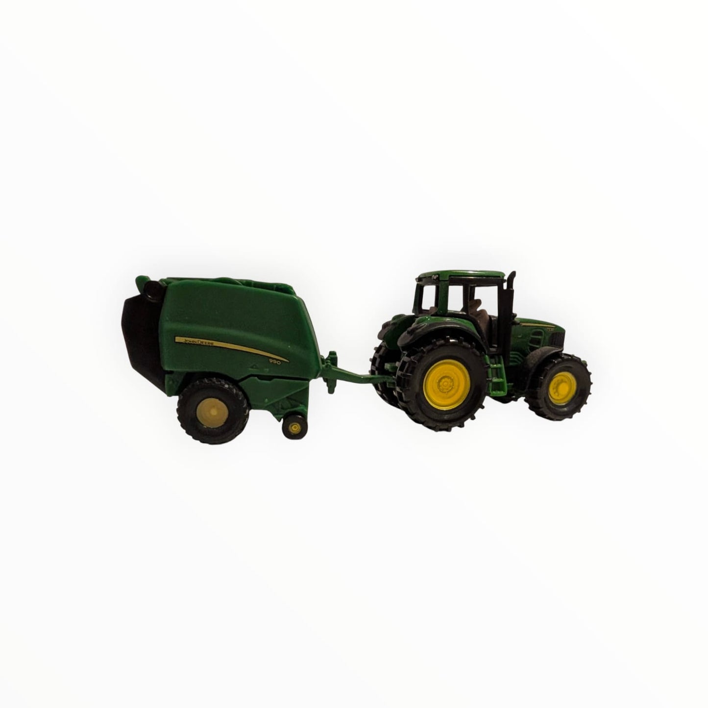 SIKU Gespann – John Deere Traktor mit John Deere Rundballenpresse | SIKU 1009 / SIKU 1473 | ohne OVP