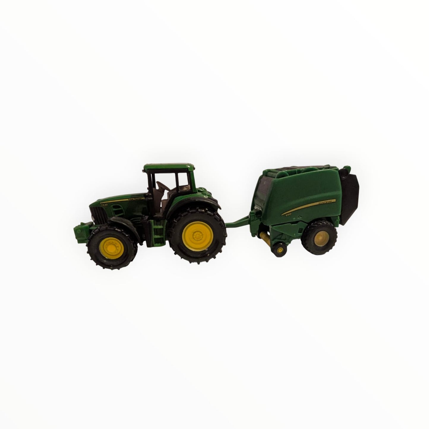 SIKU Gespann – John Deere Traktor mit John Deere Rundballenpresse | SIKU 1009 / SIKU 1473 | ohne OVP