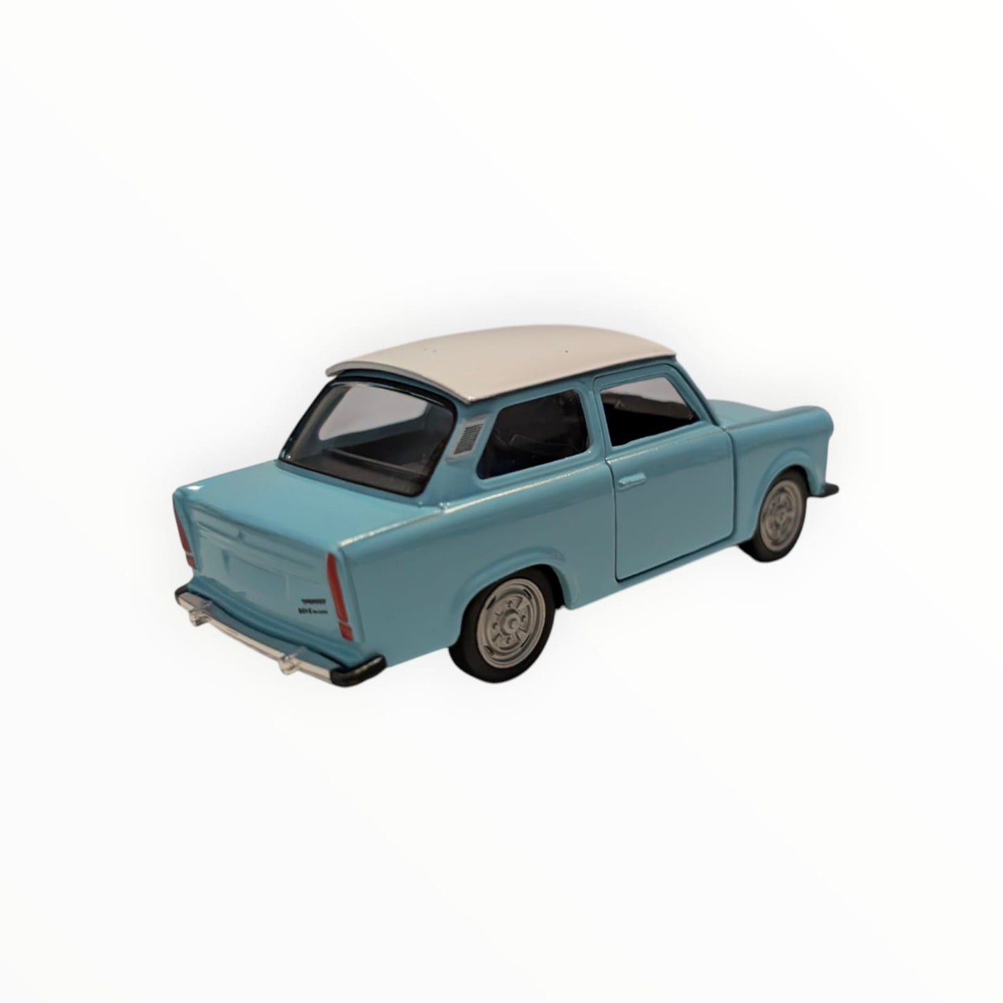 Welly Trabant 601 hellblau/weiß 1:43 – Neuware, Türen zum Öffnen