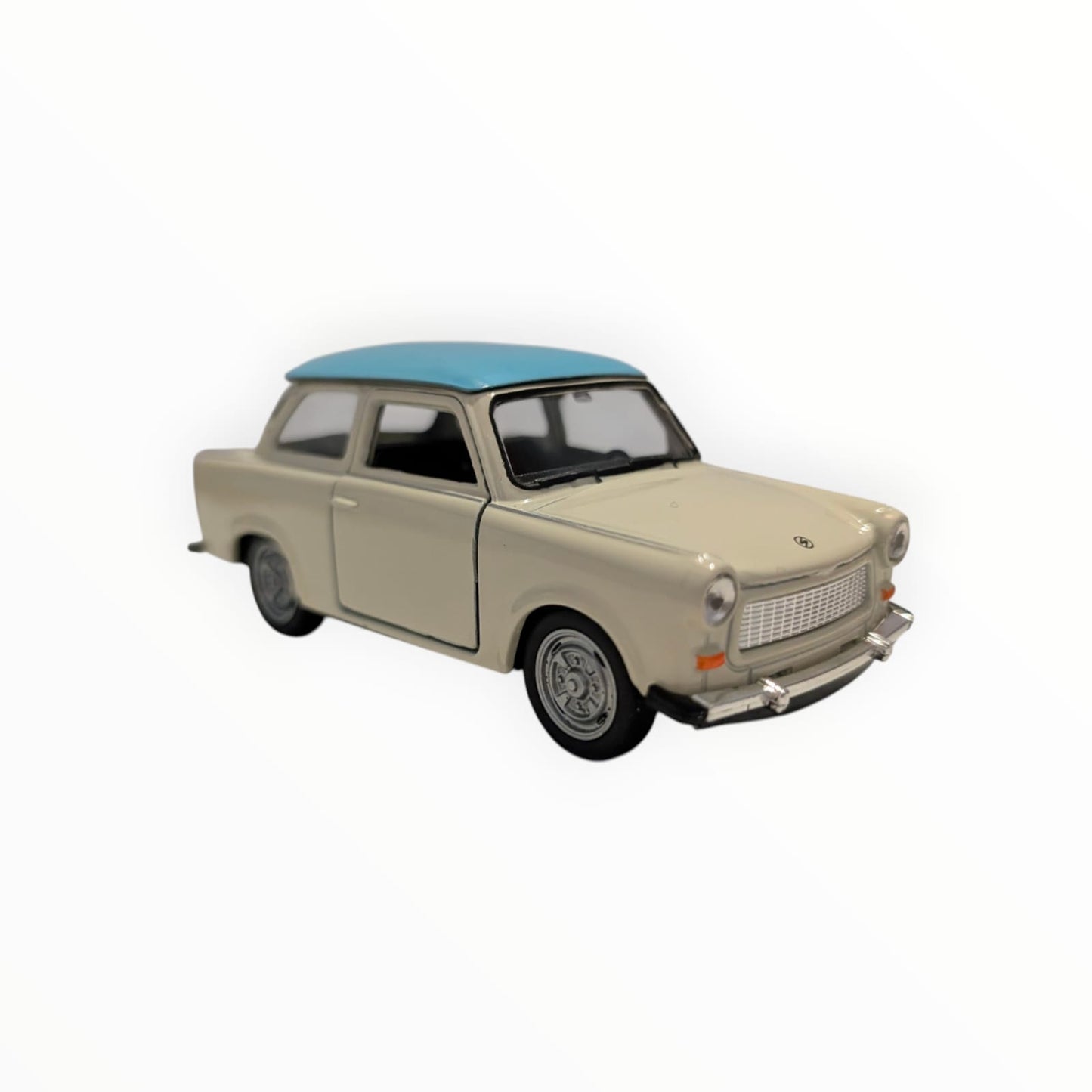 Welly Trabant 601 1:43 beige/blau – Neu ohne OVP, Türen zum Öffnen