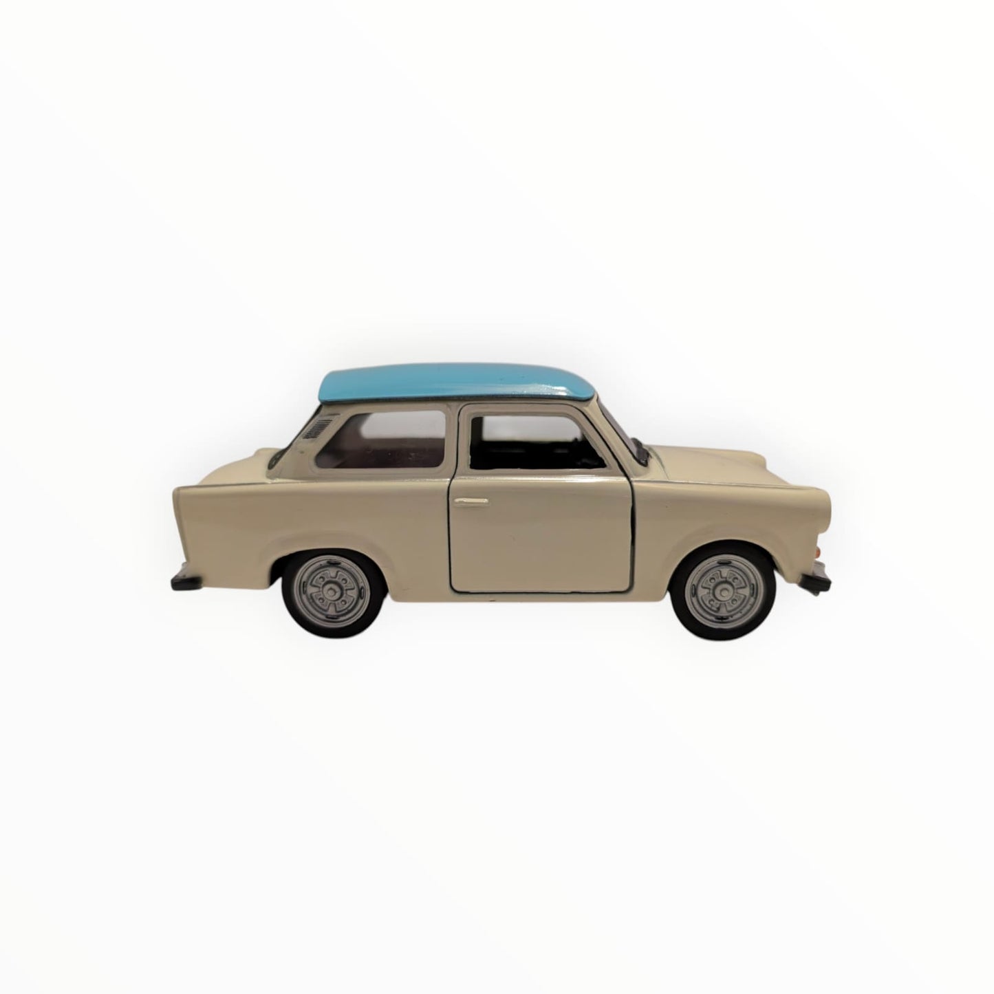 Welly Trabant 601 1:43 beige/blau – Neu ohne OVP, Türen zum Öffnen
