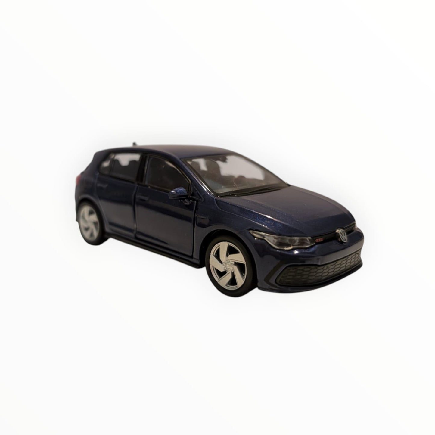 Welly VW Golf GTI – dunkelblau | 1:43 | Rückzugmotor | Neuware