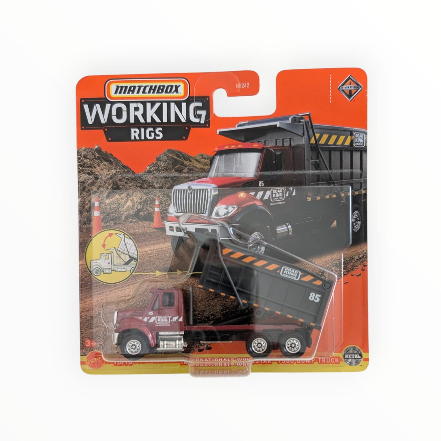 Matchbox Working Rigs International WorkStar 7500 Dump Truck Road King OVP
