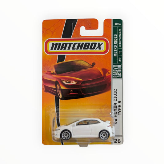 Matchbox Honda Civic Type R Metro Rides 2/9 R2720 weiß OVP