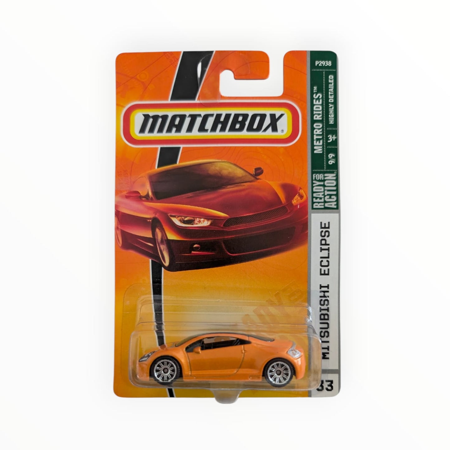 Matchbox Mitsubishi Eclipse Metro Rides 9/9 P2938 orange OVP