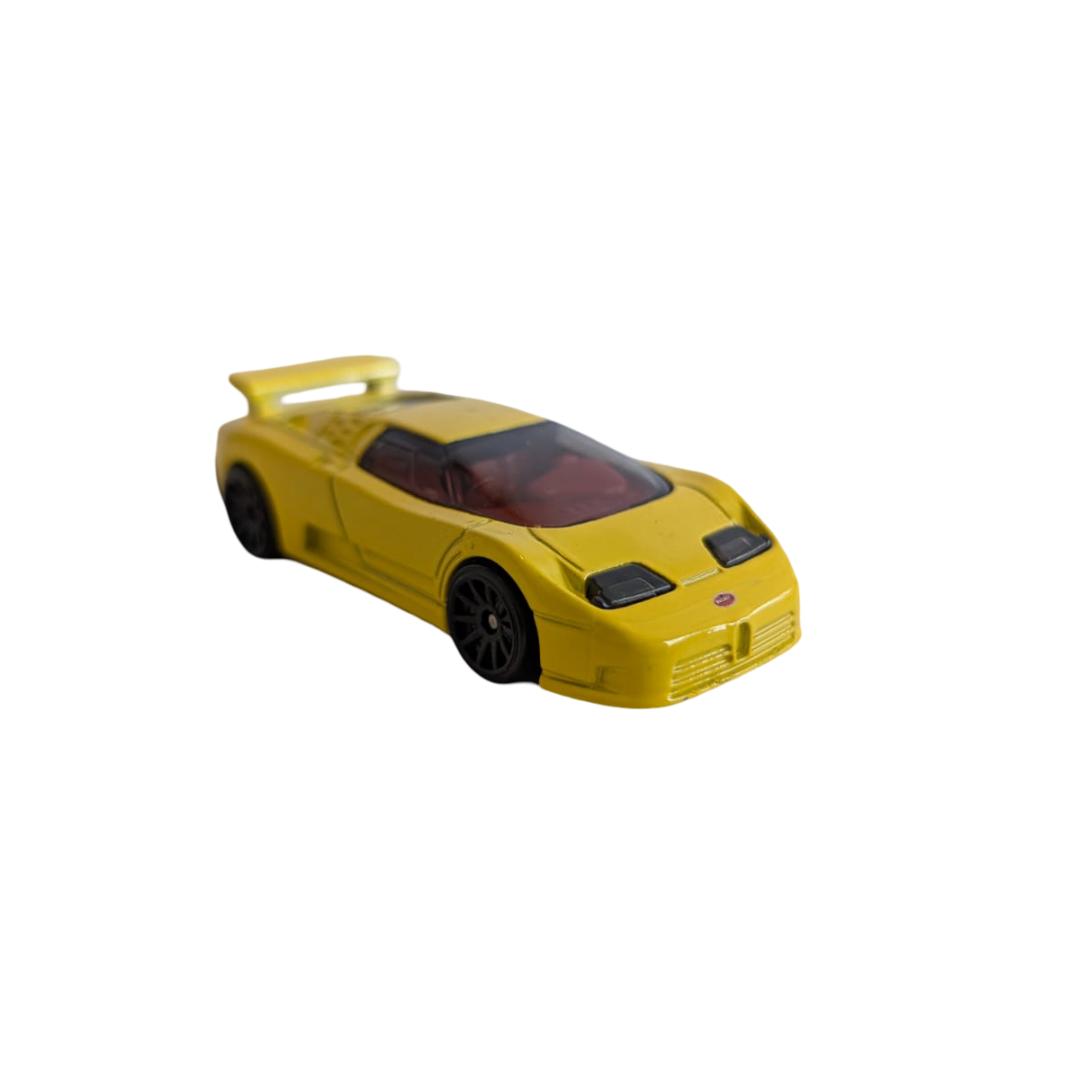 Hot Wheels ’94 Bugatti EB110 SS gelb – 1:64 Modellauto lose