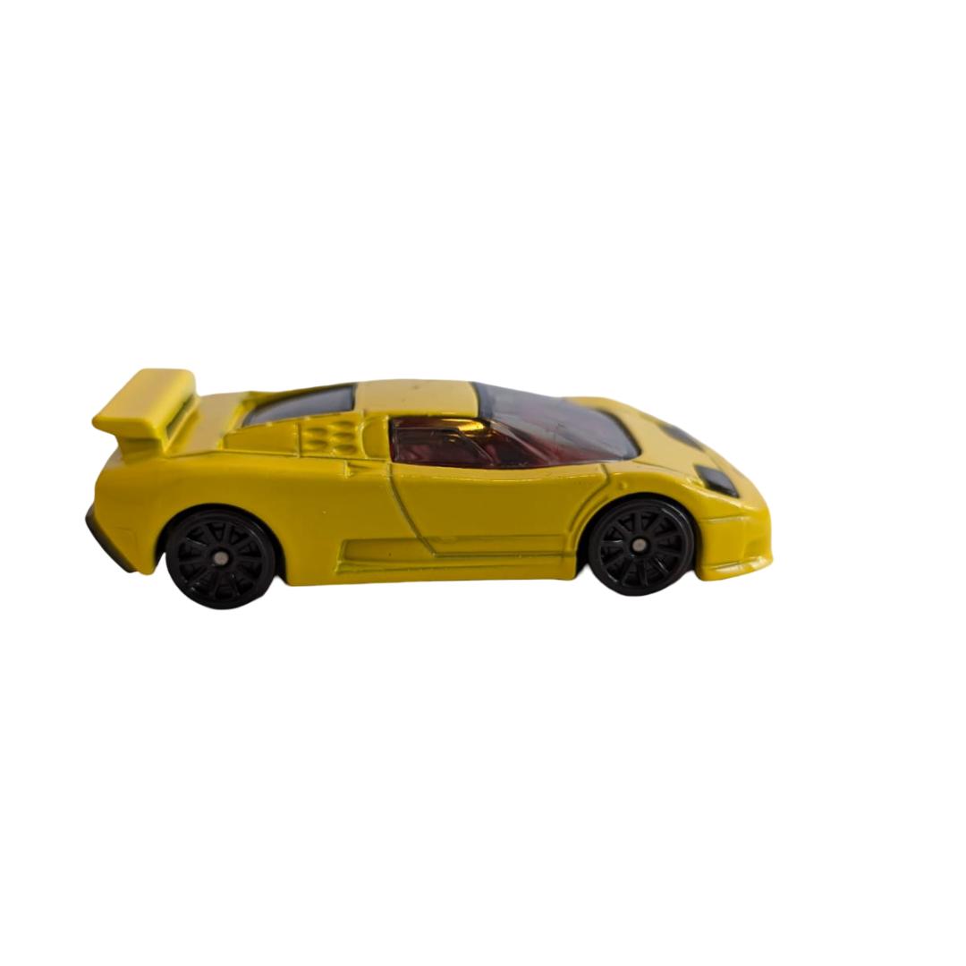Hot Wheels ’94 Bugatti EB110 SS gelb – 1:64 Modellauto lose